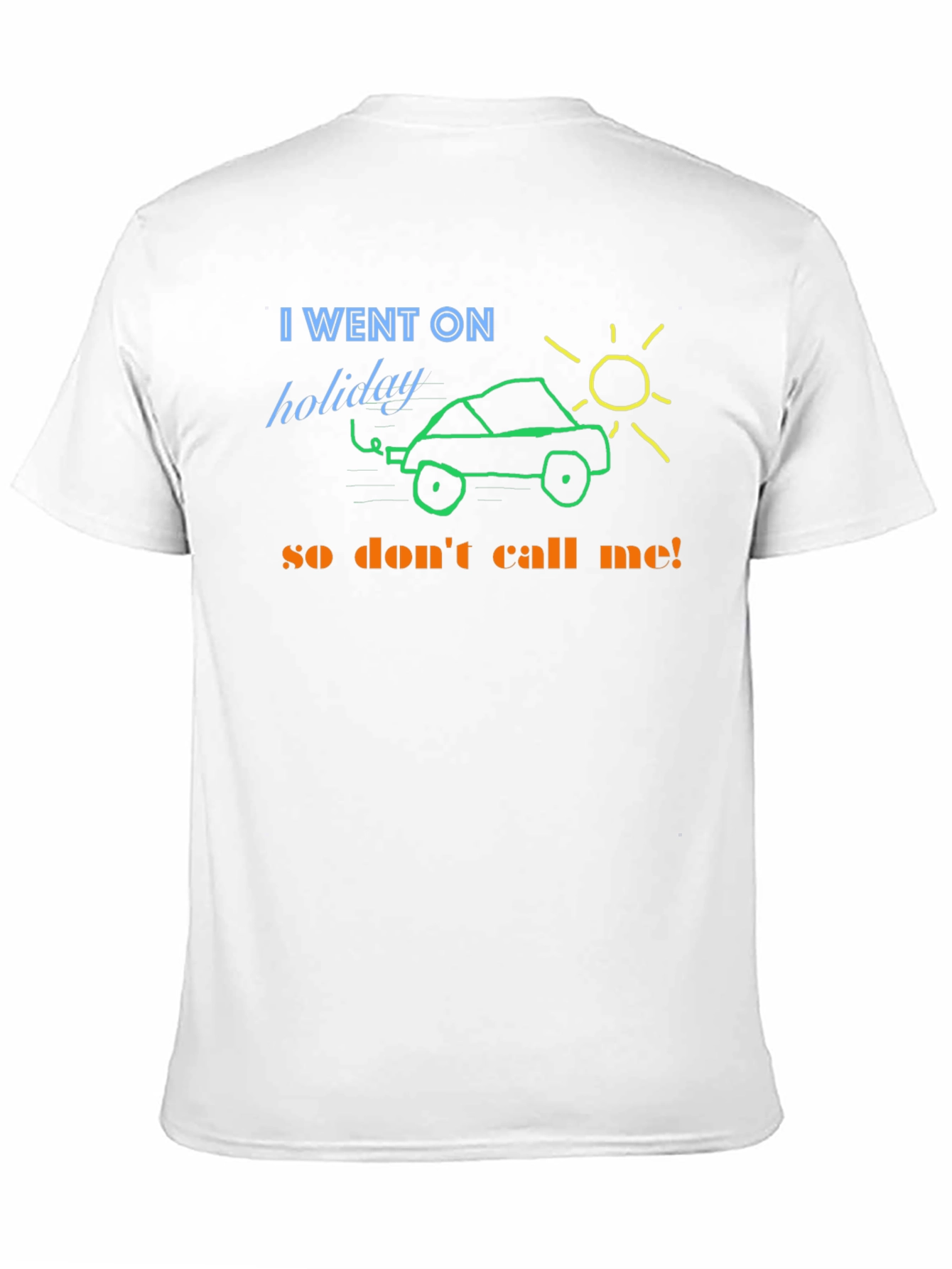 Holiday Car Graphic T-Shirt - Relax & Unwind!