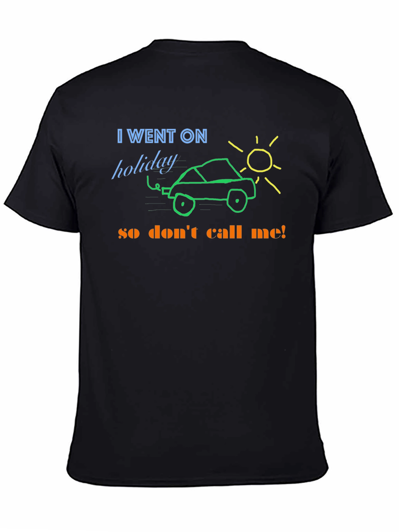 Holiday Car Graphic T-Shirt - Relax & Unwind!