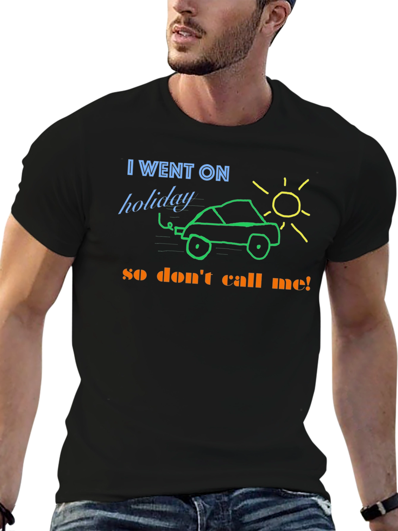 Holiday Car Graphic T-Shirt - Relax & Unwind!