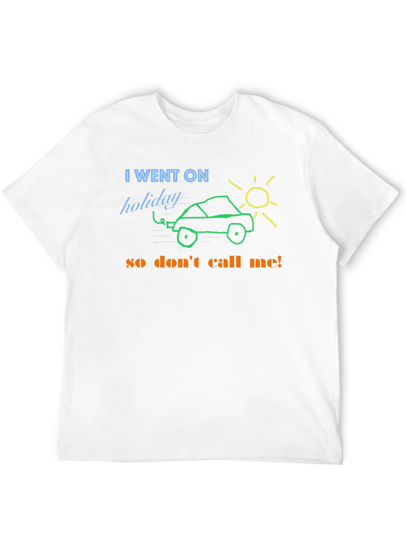 Holiday Car Graphic T-Shirt - Relax & Unwind!