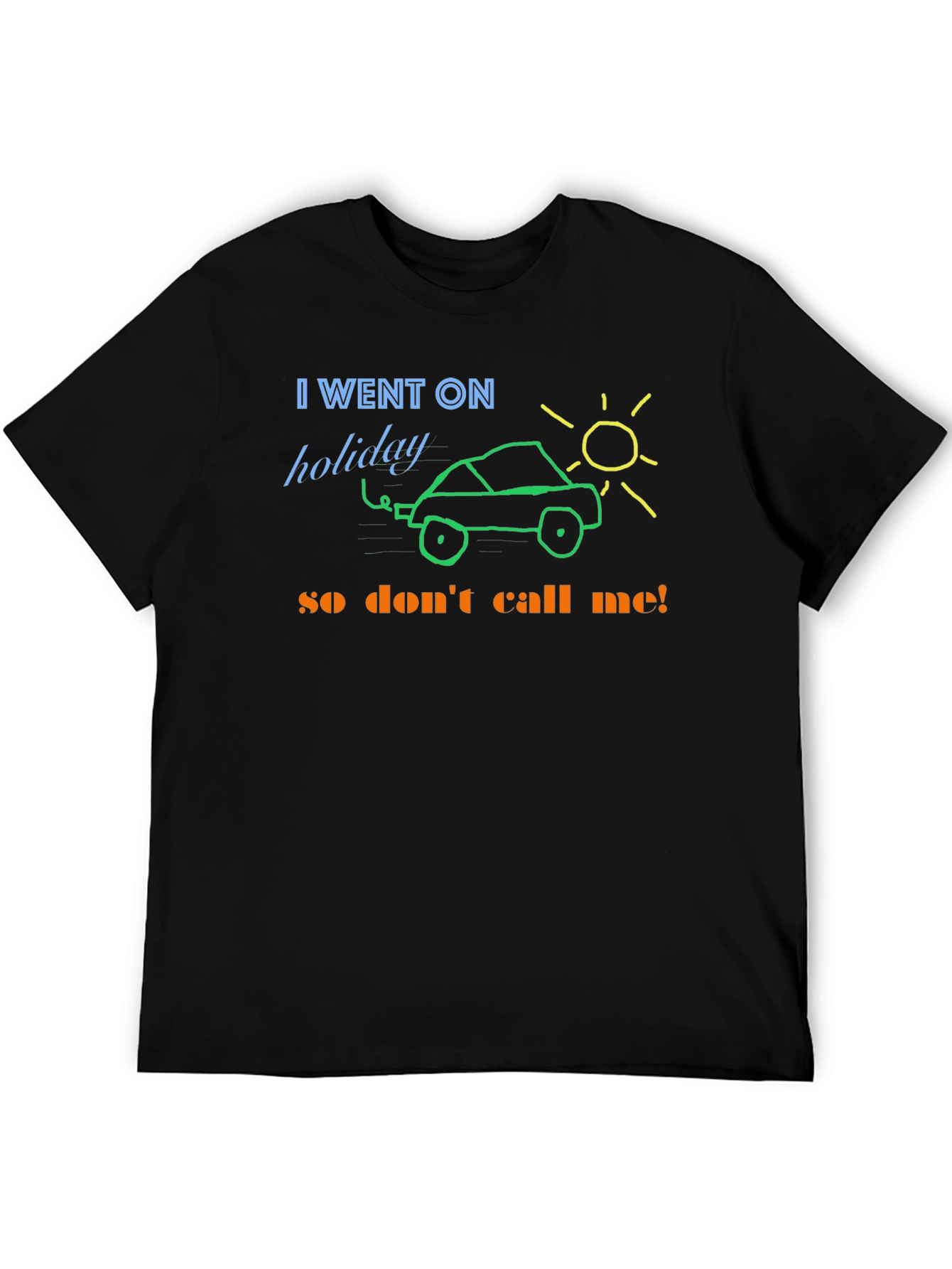 Holiday Car Graphic T-Shirt - Relax & Unwind!