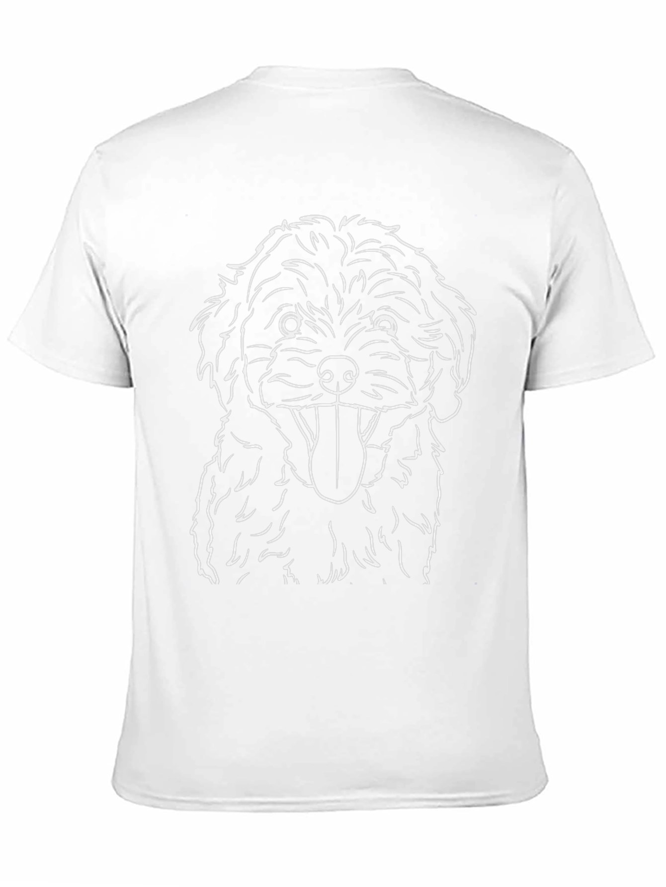 Dog Graphic Tee - Black Cotton Blend