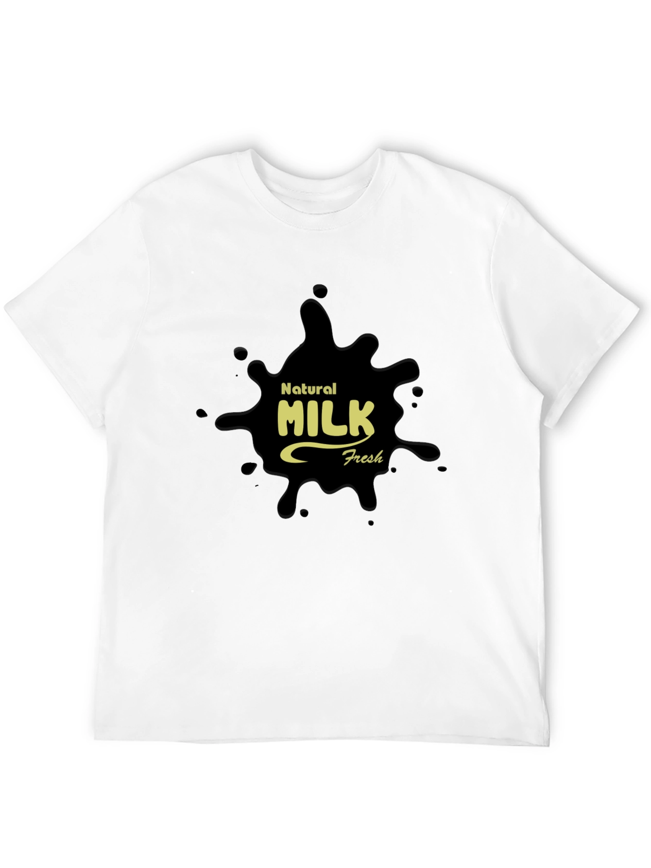 Natural Milk Fresh Graphic Tee - Black