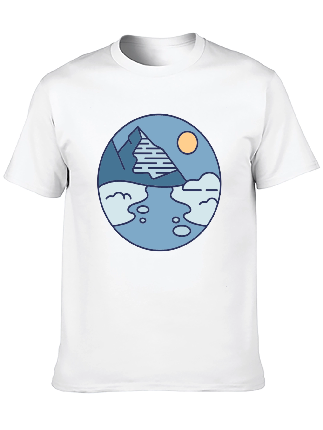 Mountain River Graphic T-Shirt