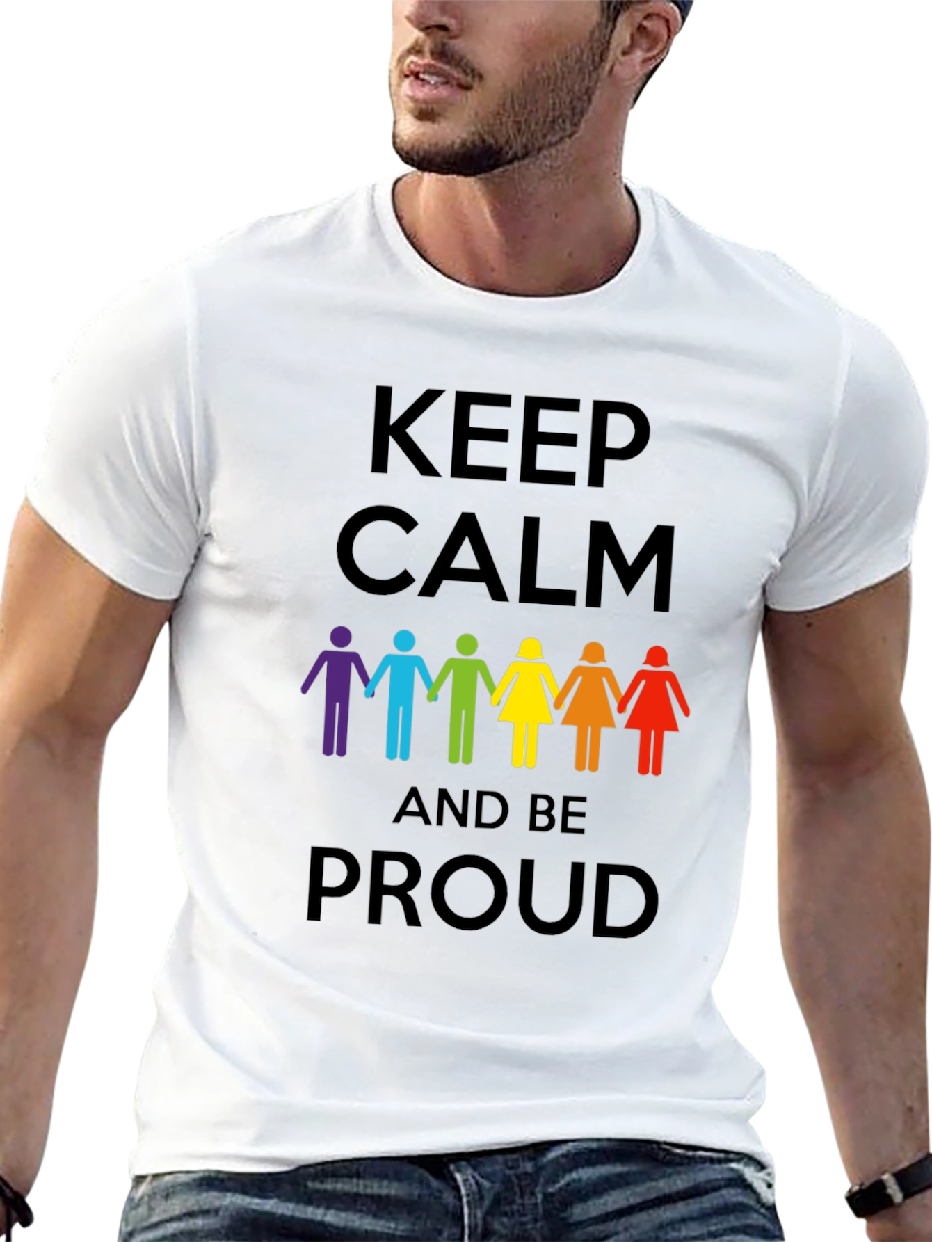 Keep Calm and Be Proud Graphic Tee