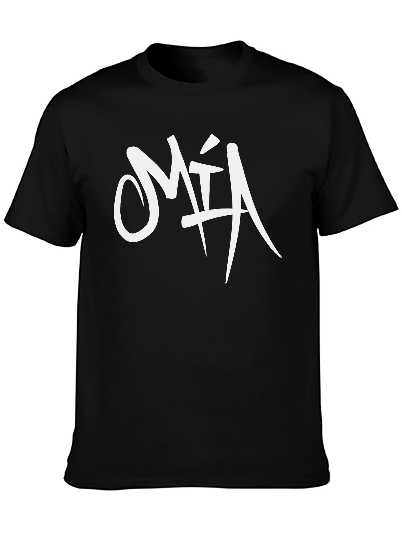 M.I.A. Graphic Tee - Black Cotton T-Shirt