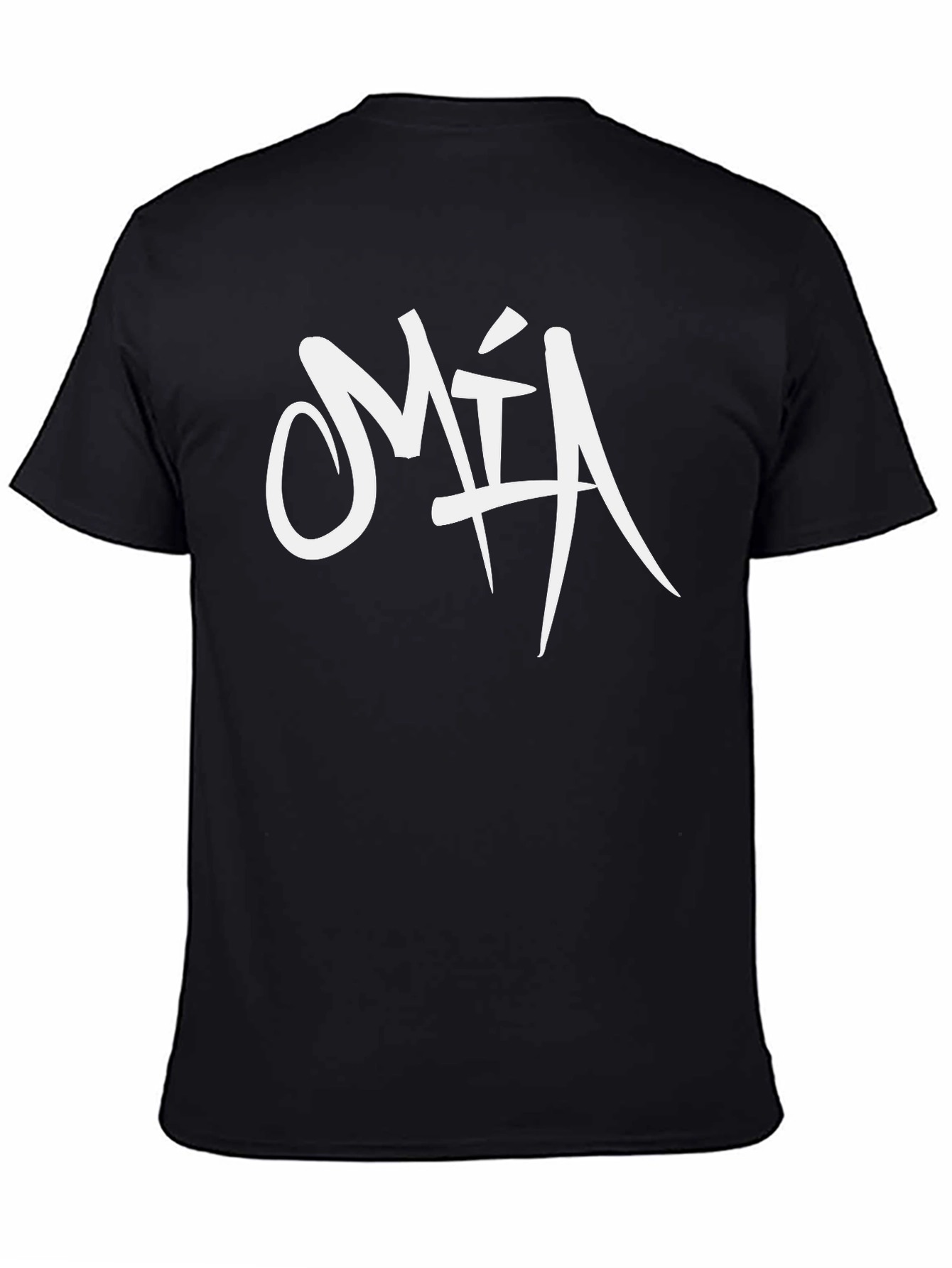 M.I.A. Graphic Tee - Black Cotton T-Shirt