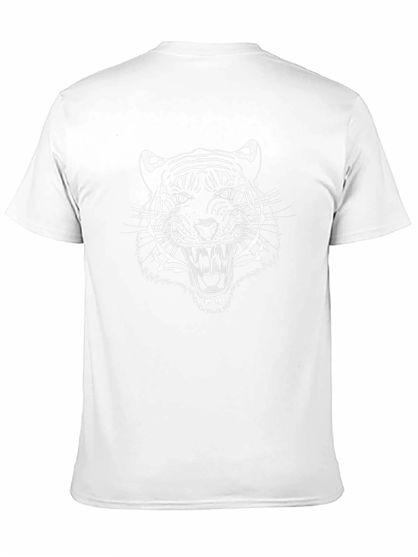 Black Tiger Graphic Tee - Bold Animal Print T-Shirt