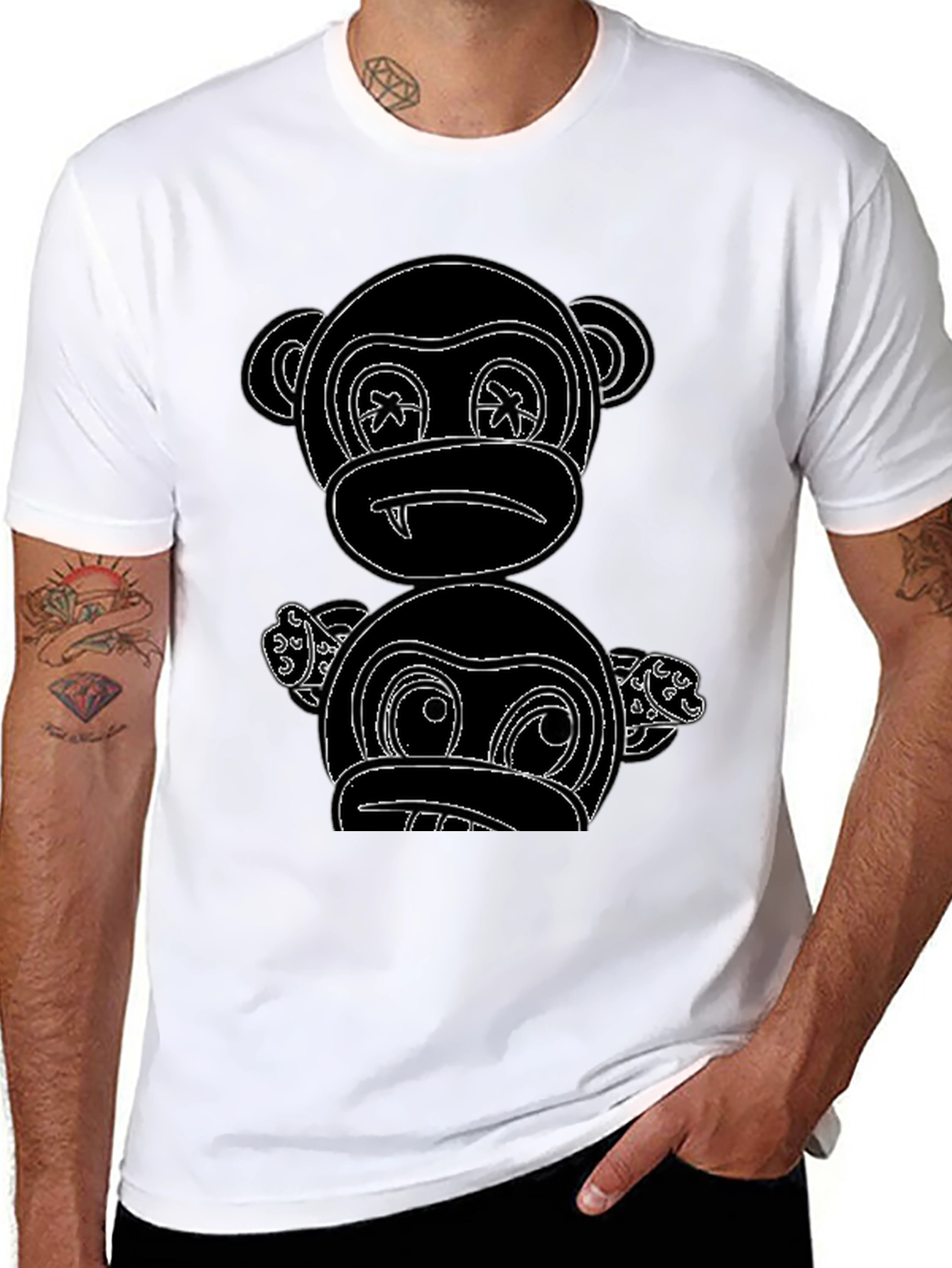 Funky Monkey Graphic Tee - Cool Casual Style