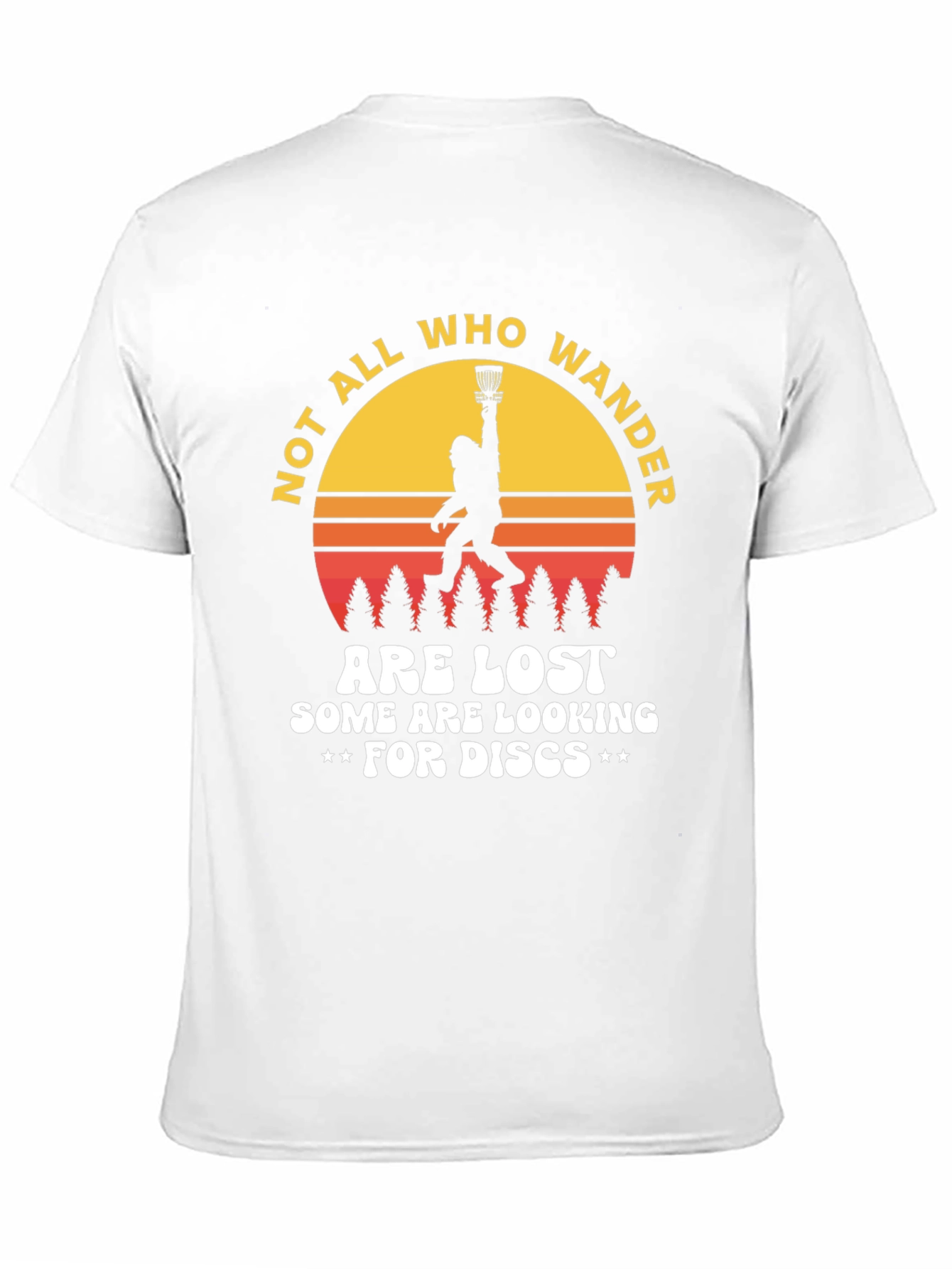 Not All Who Wander Disc Golf Tee
