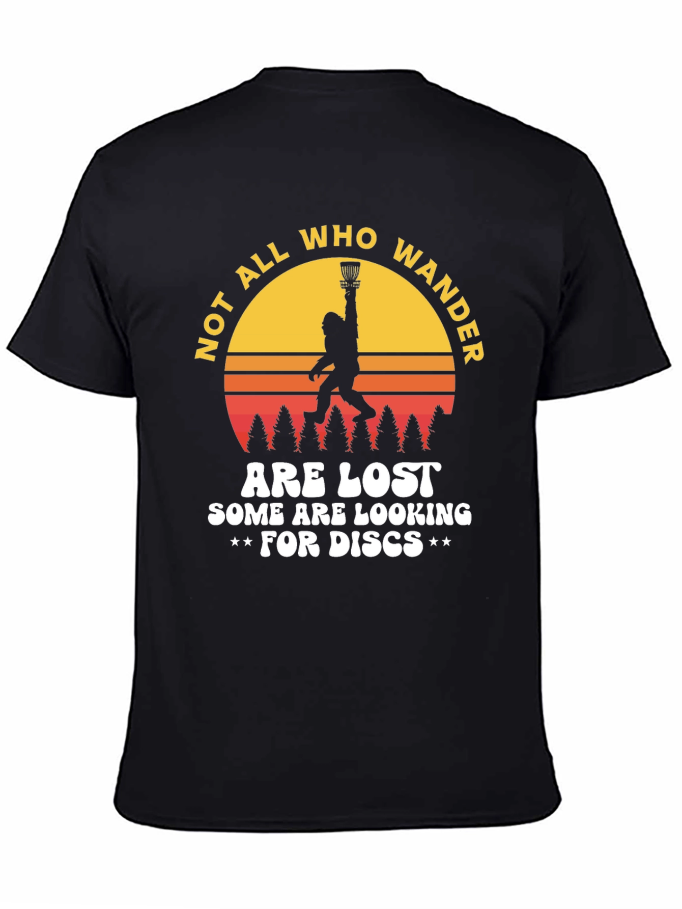 Not All Who Wander Disc Golf Tee