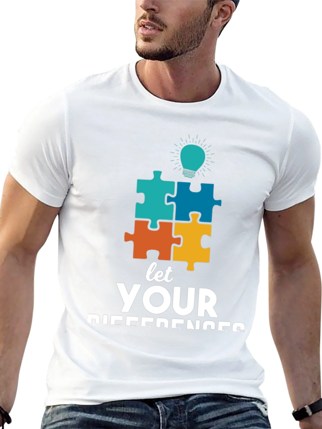 Autism Awareness Graphic Tee: Let Your Differences Shine