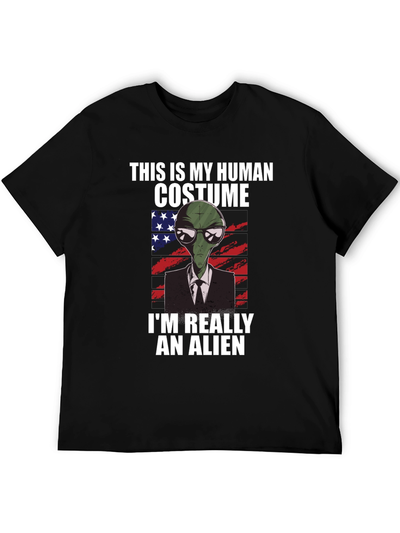 Human Costume Alien T-Shirt: Funny & Unique Design