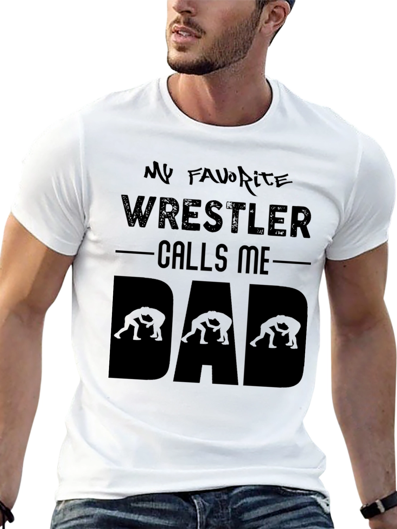 My Favorite Wrestler Calls Me Dad T-Shirt