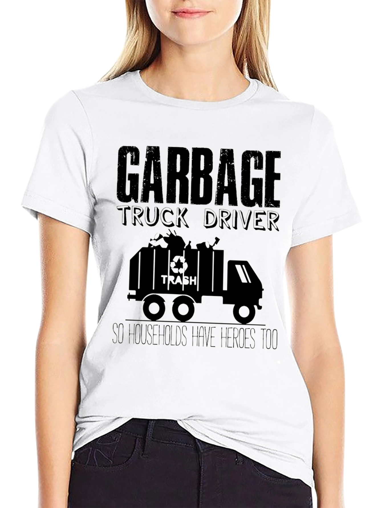 Garbage Truck Driver Hero T-Shirt