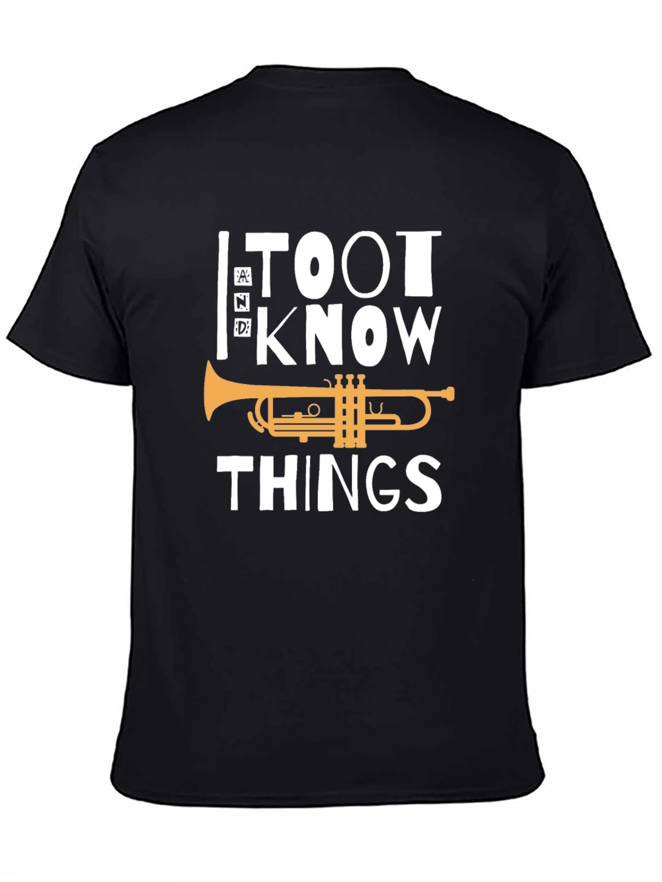 Toot and Know Things Trumpet Player Graphic Tee
