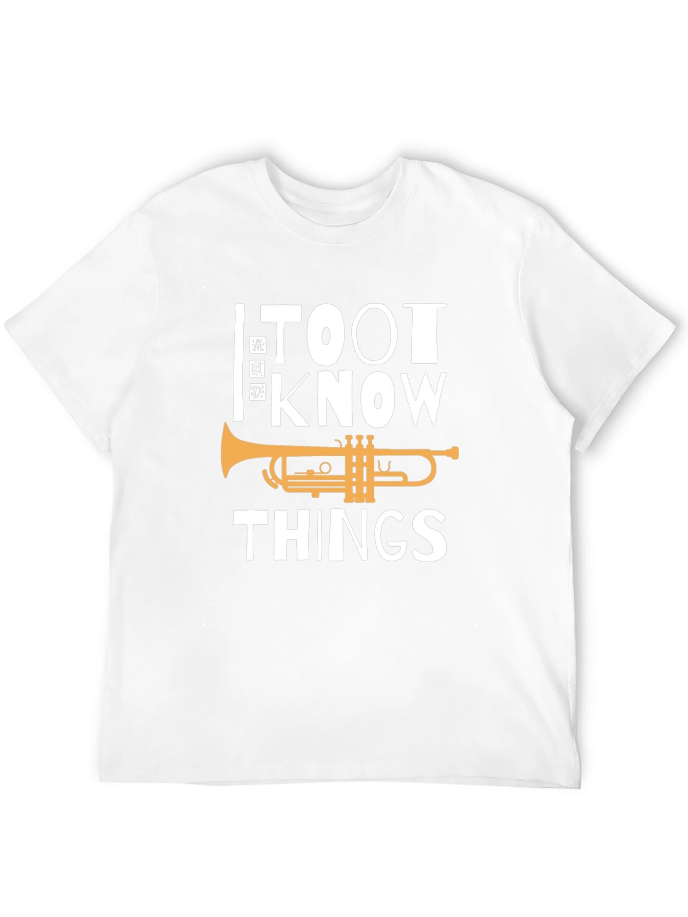 Toot and Know Things Trumpet Player Graphic Tee