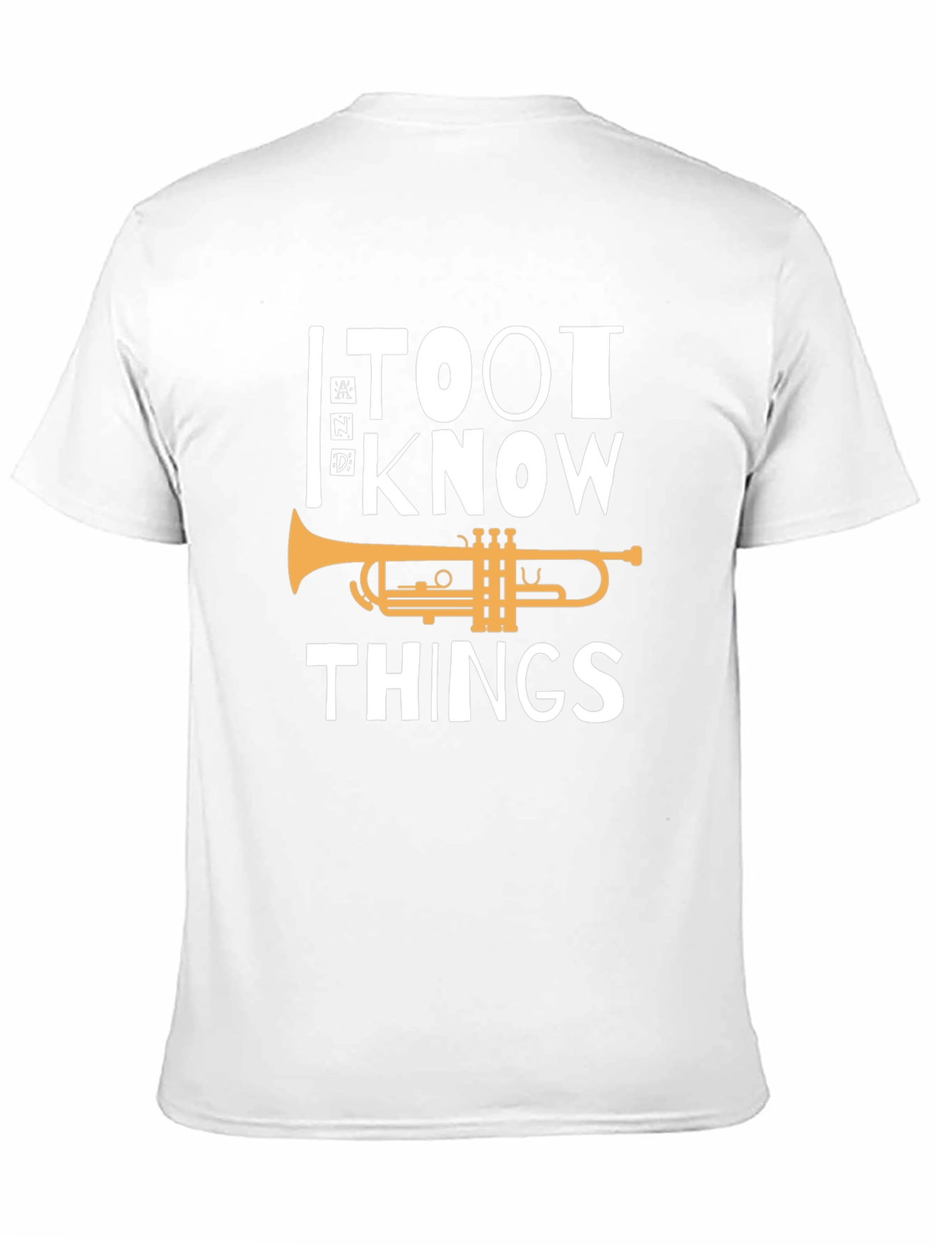 Toot and Know Things Trumpet Player Graphic Tee