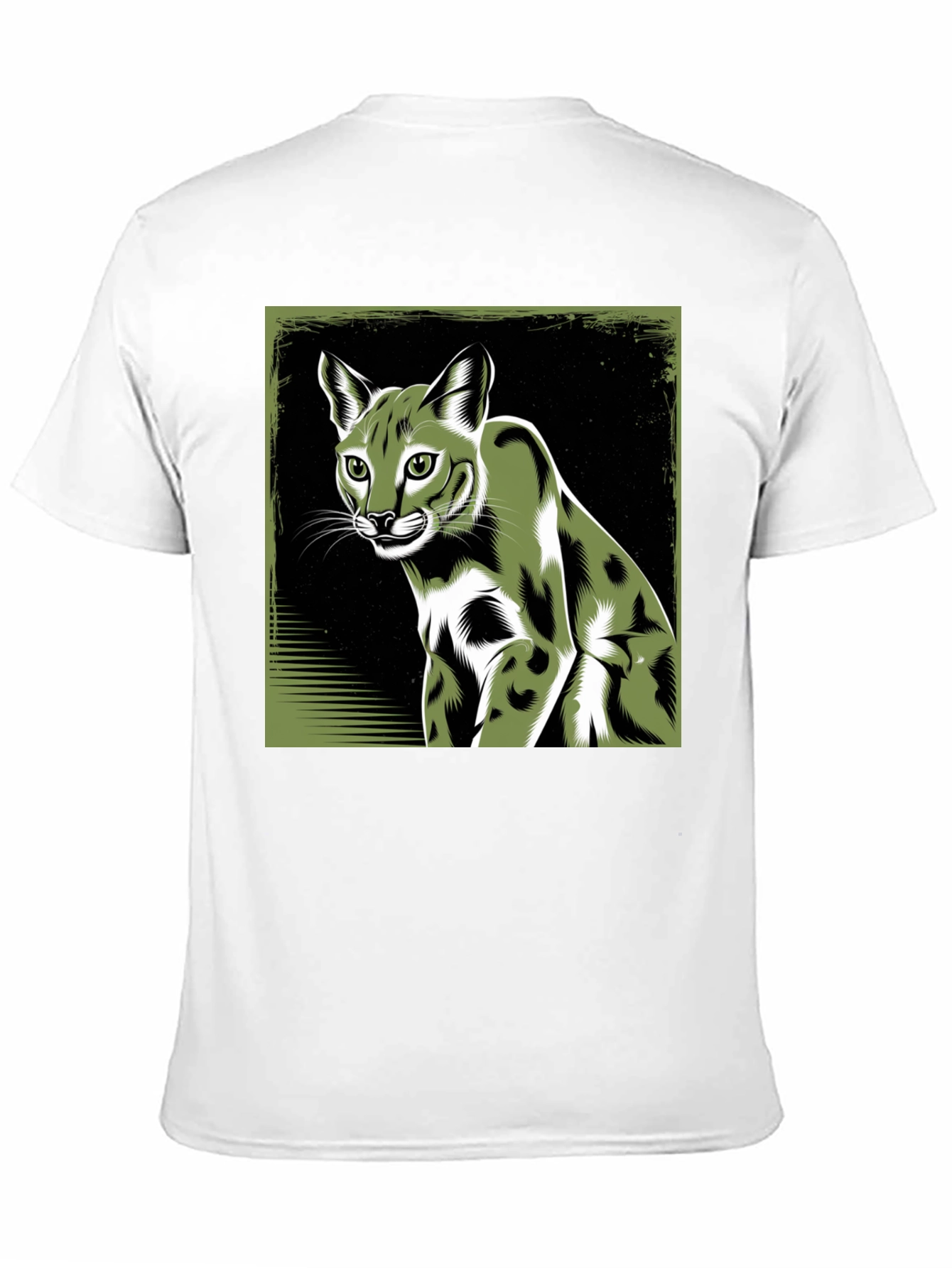 Cool Caracal Cat Graphic Tee