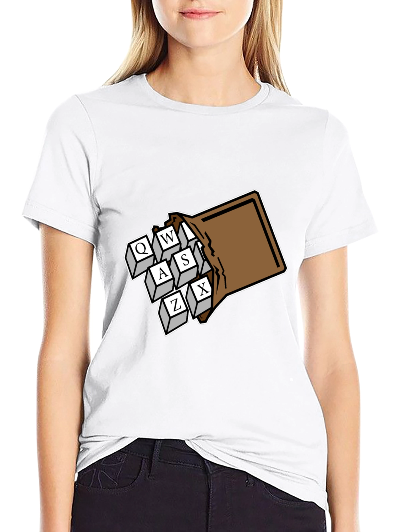 Gamer Keys T-Shirt - QWASZX Design