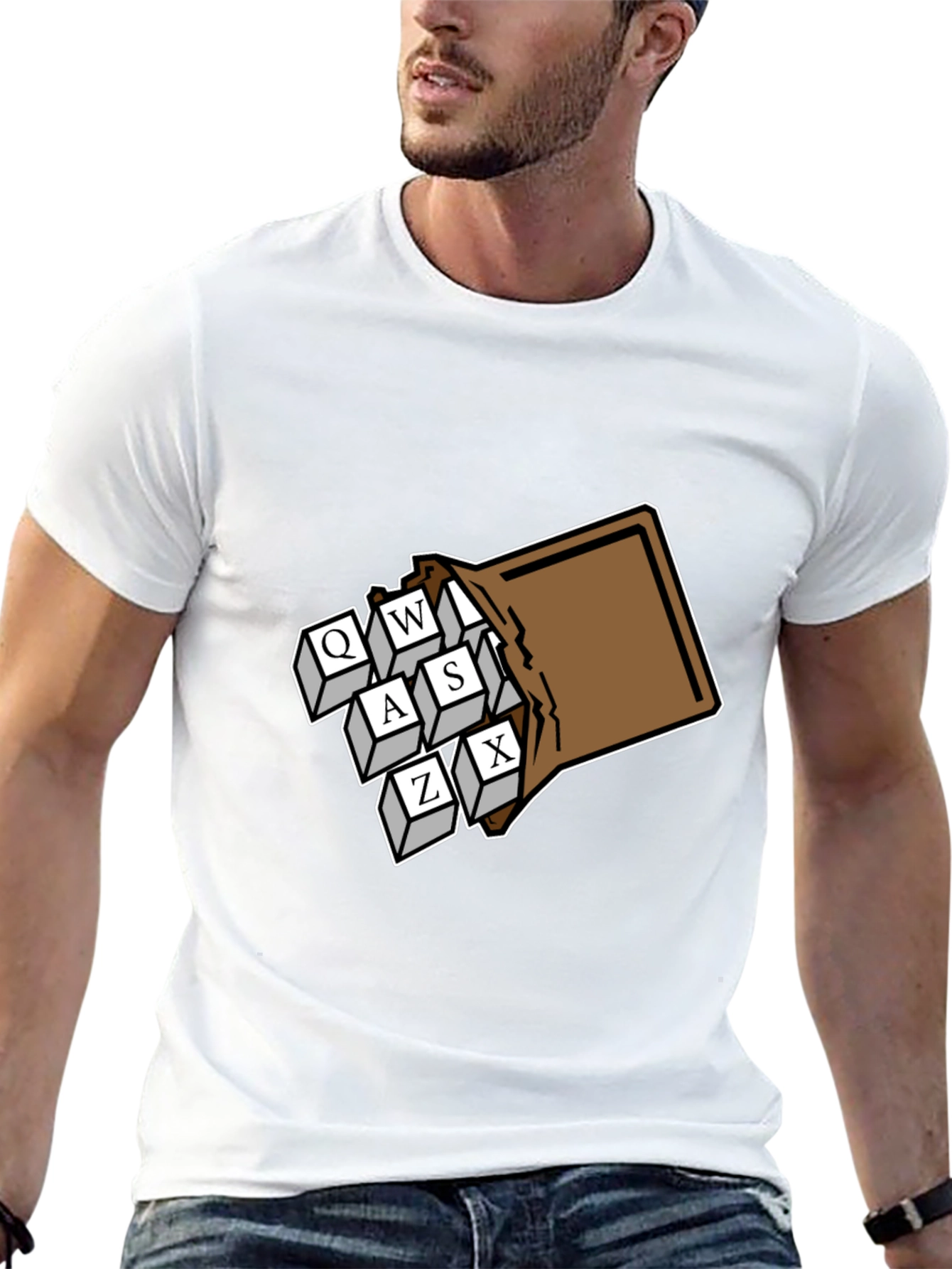 Gamer Keys T-Shirt - QWASZX Design