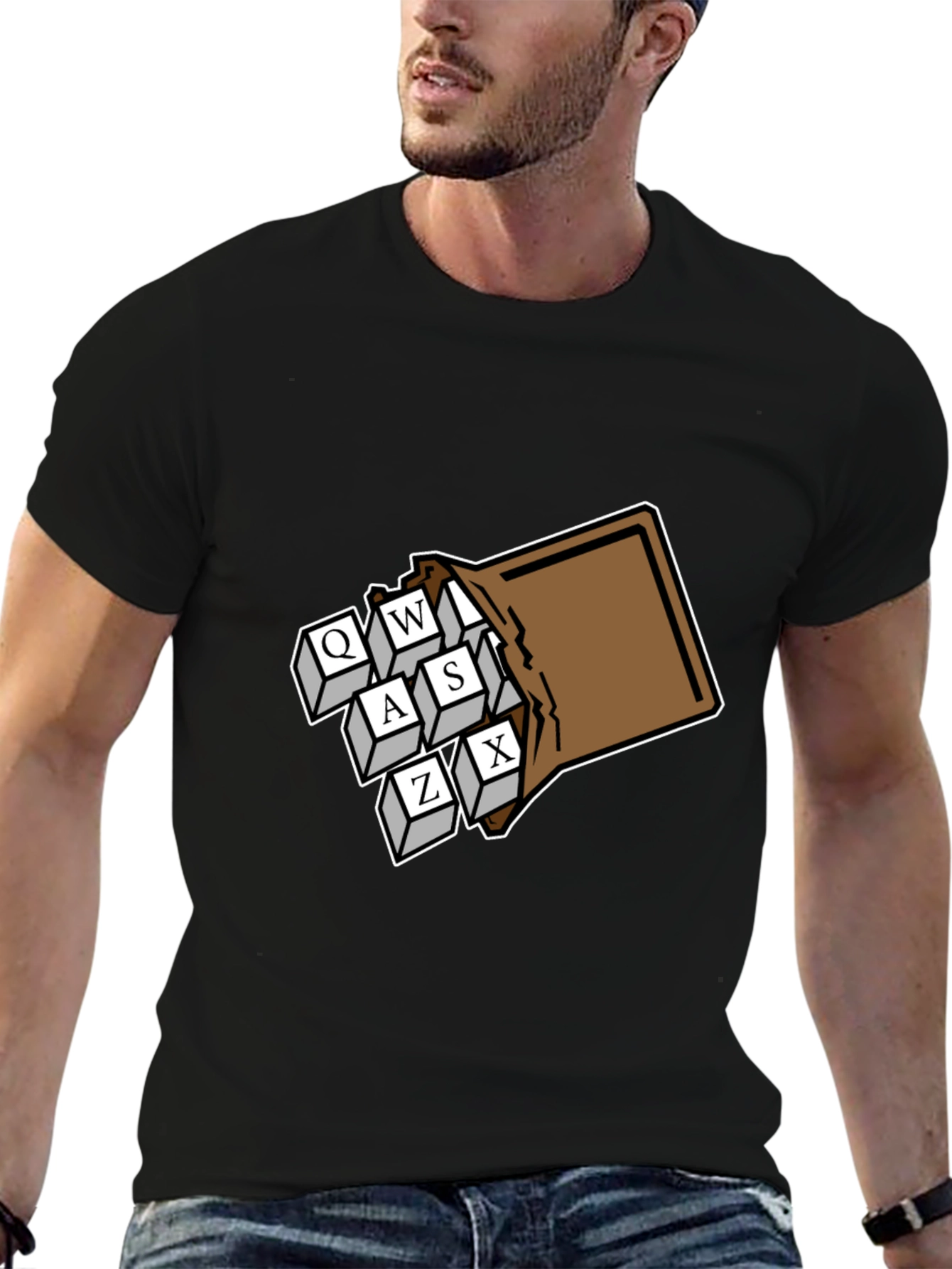 Gamer Keys T-Shirt - QWASZX Design
