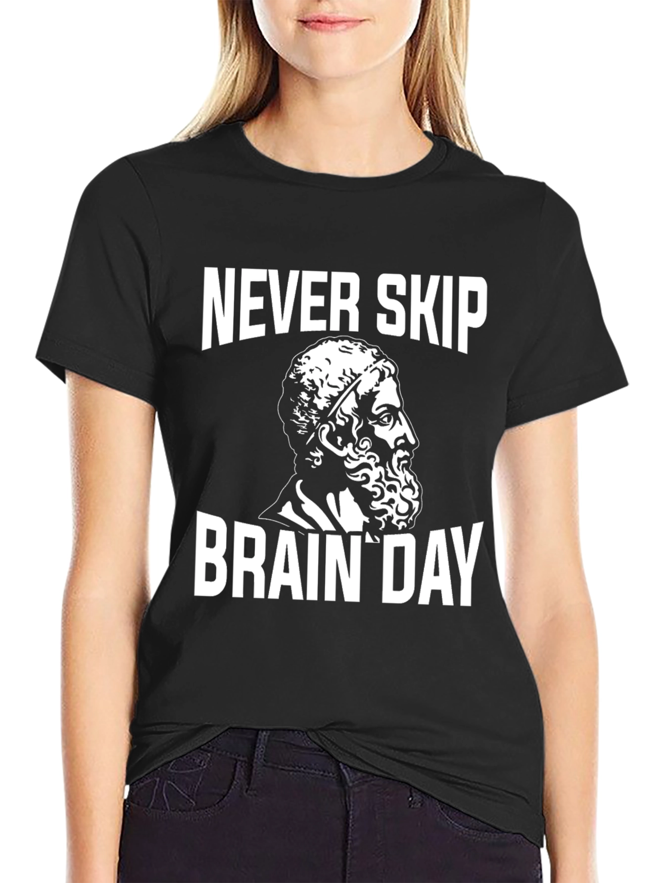 Never Skip Brain Day T-Shirt - Classic Design