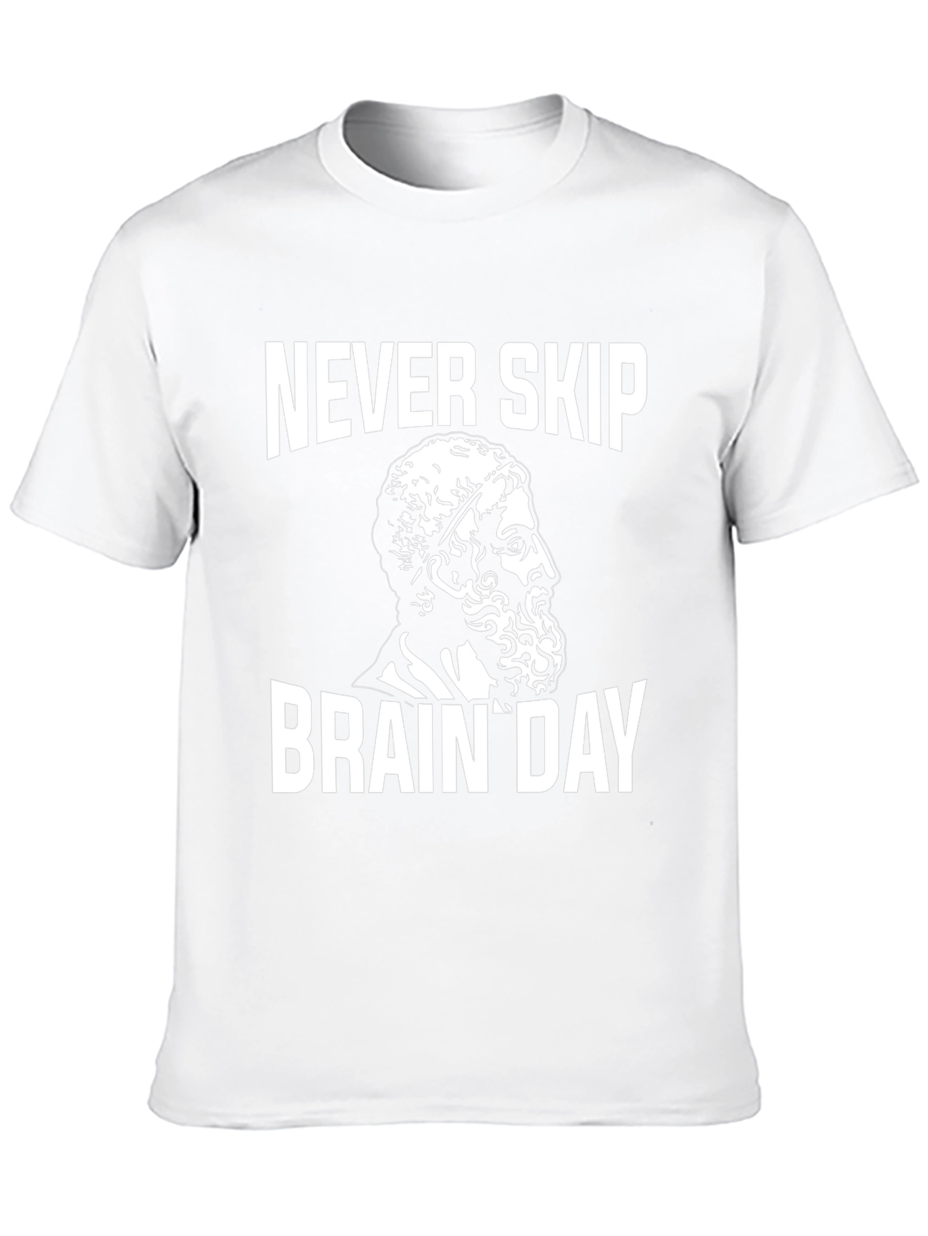 Never Skip Brain Day T-Shirt - Classic Design