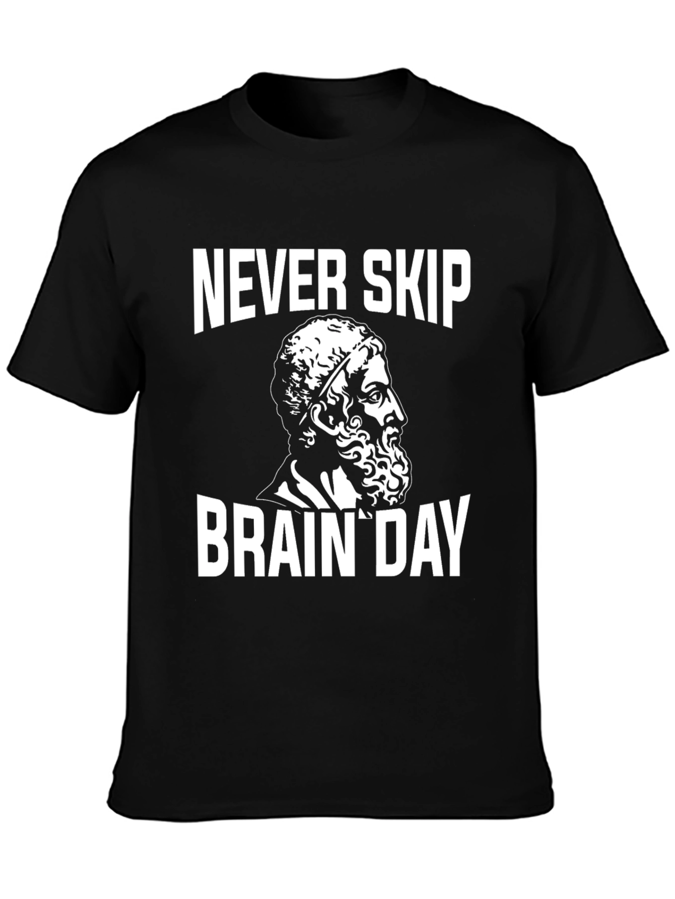 Never Skip Brain Day T-Shirt - Classic Design