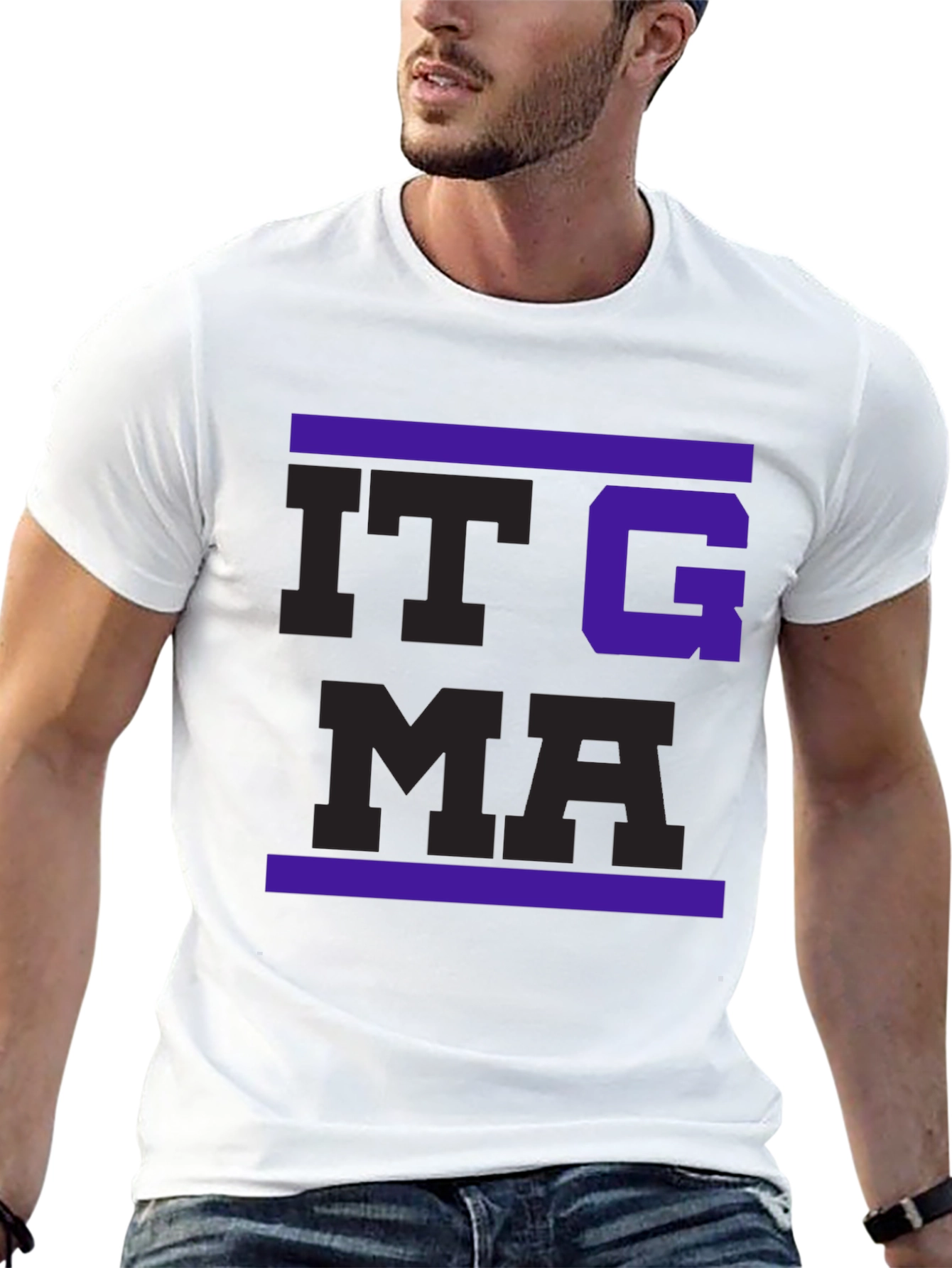 ITGMA Bold Graphic T-Shirt