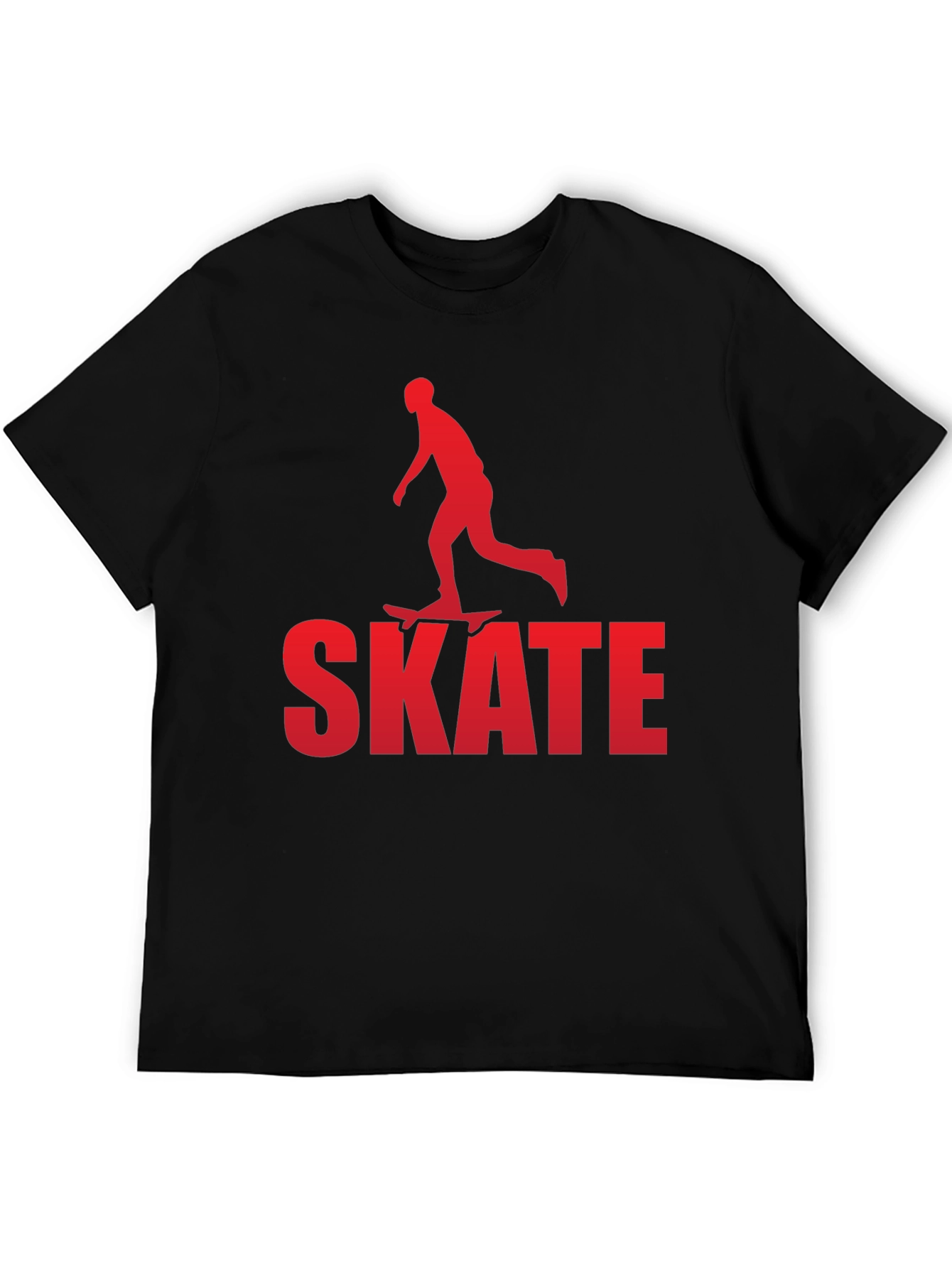 Skate T-Shirt - Red Skater Graphic Tee