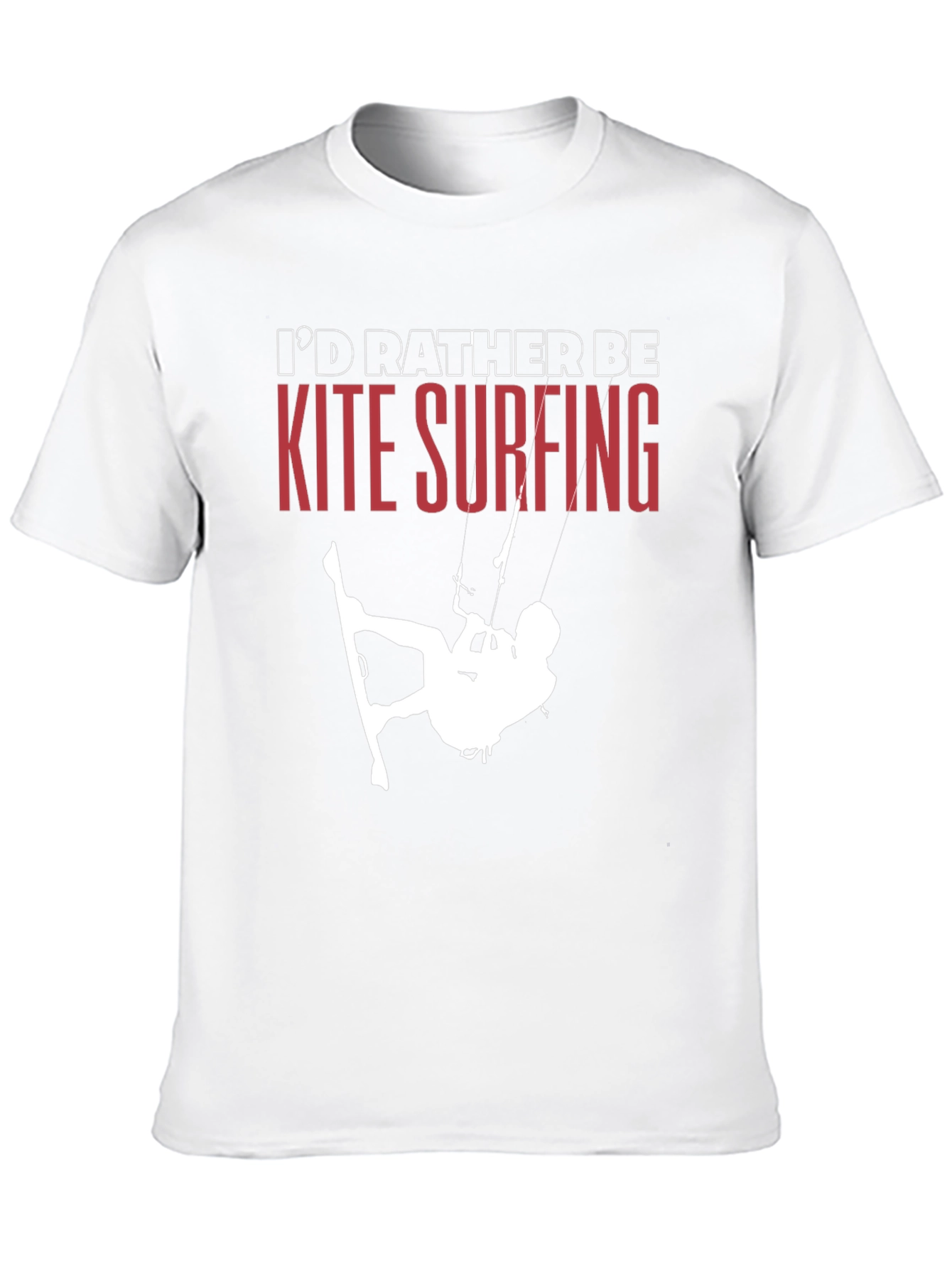 Kite Surfing T-Shirt - Id Rather Be Surfing Tee