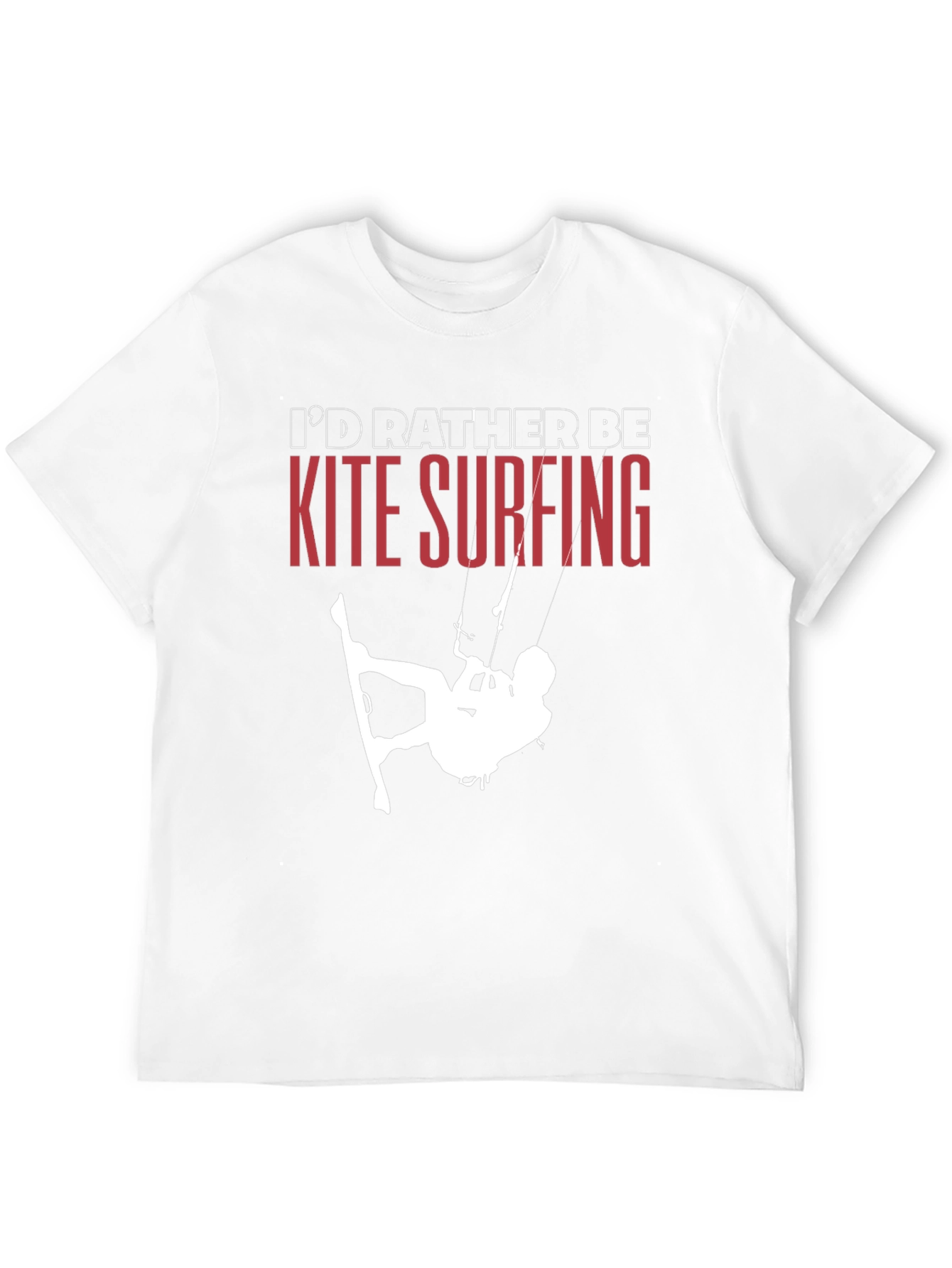Kite Surfing T-Shirt - Id Rather Be Surfing Tee