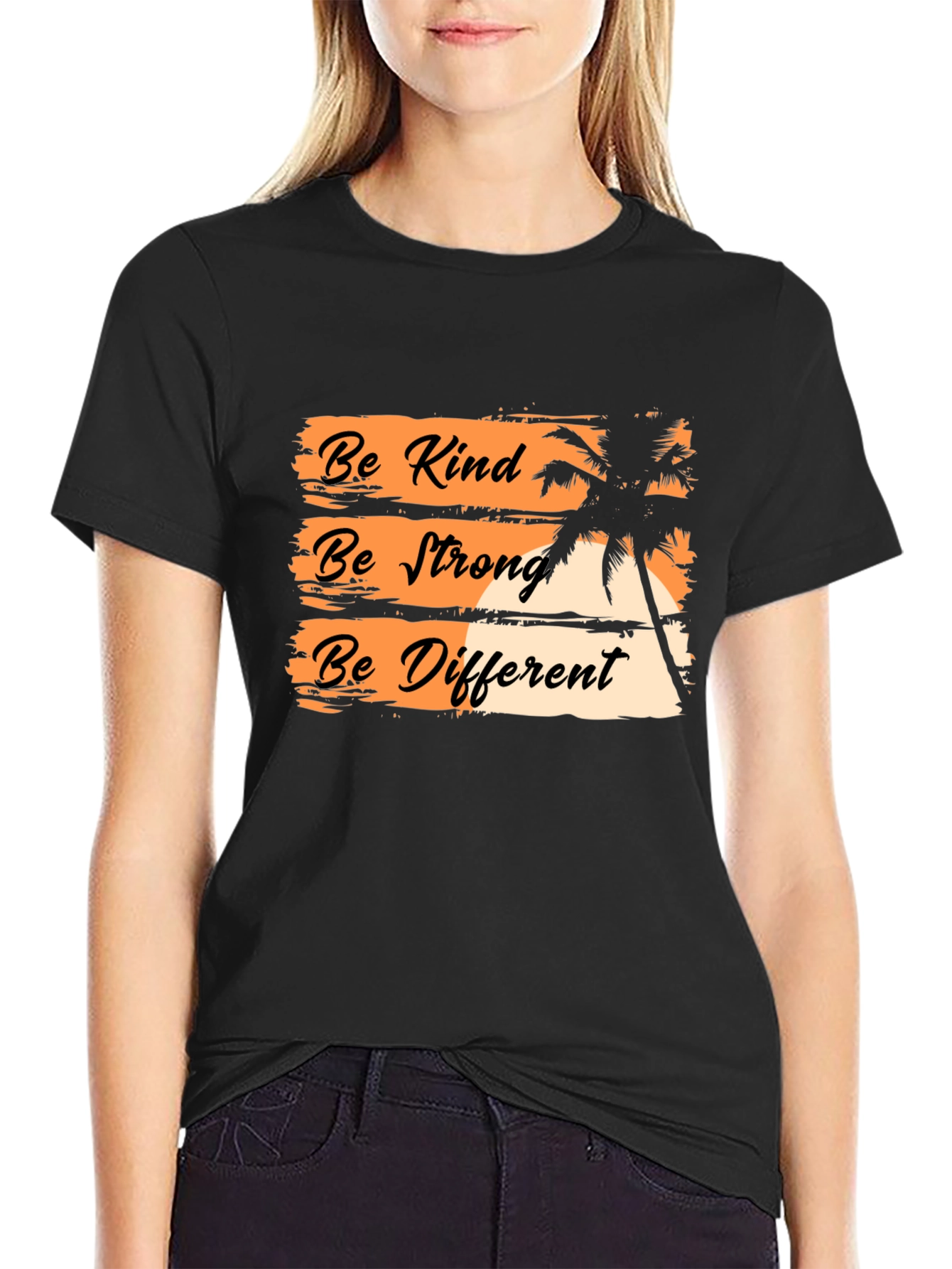 Be Kind Be Strong Be Different Graphic T-Shirt