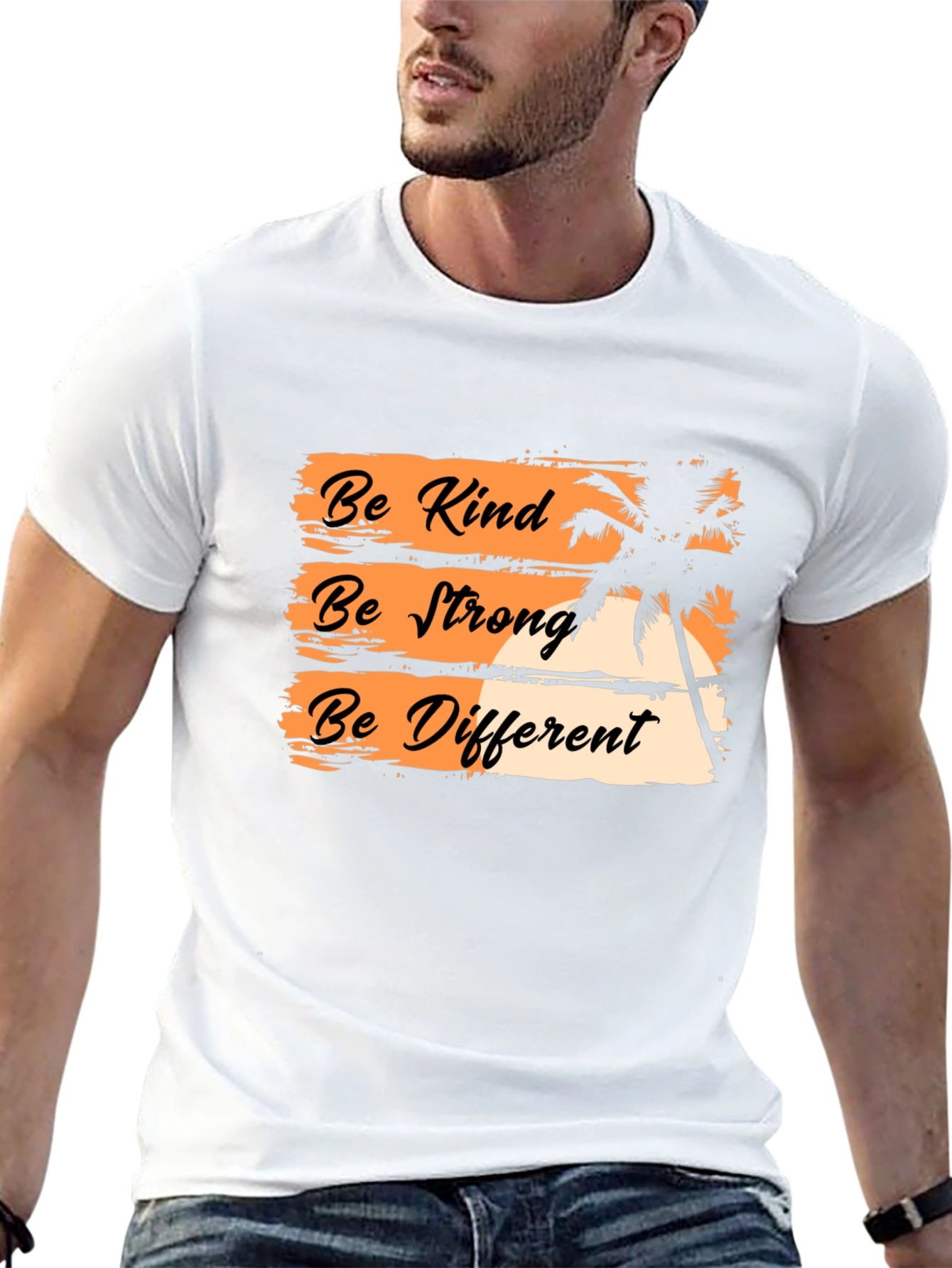 Be Kind Be Strong Be Different Graphic T-Shirt