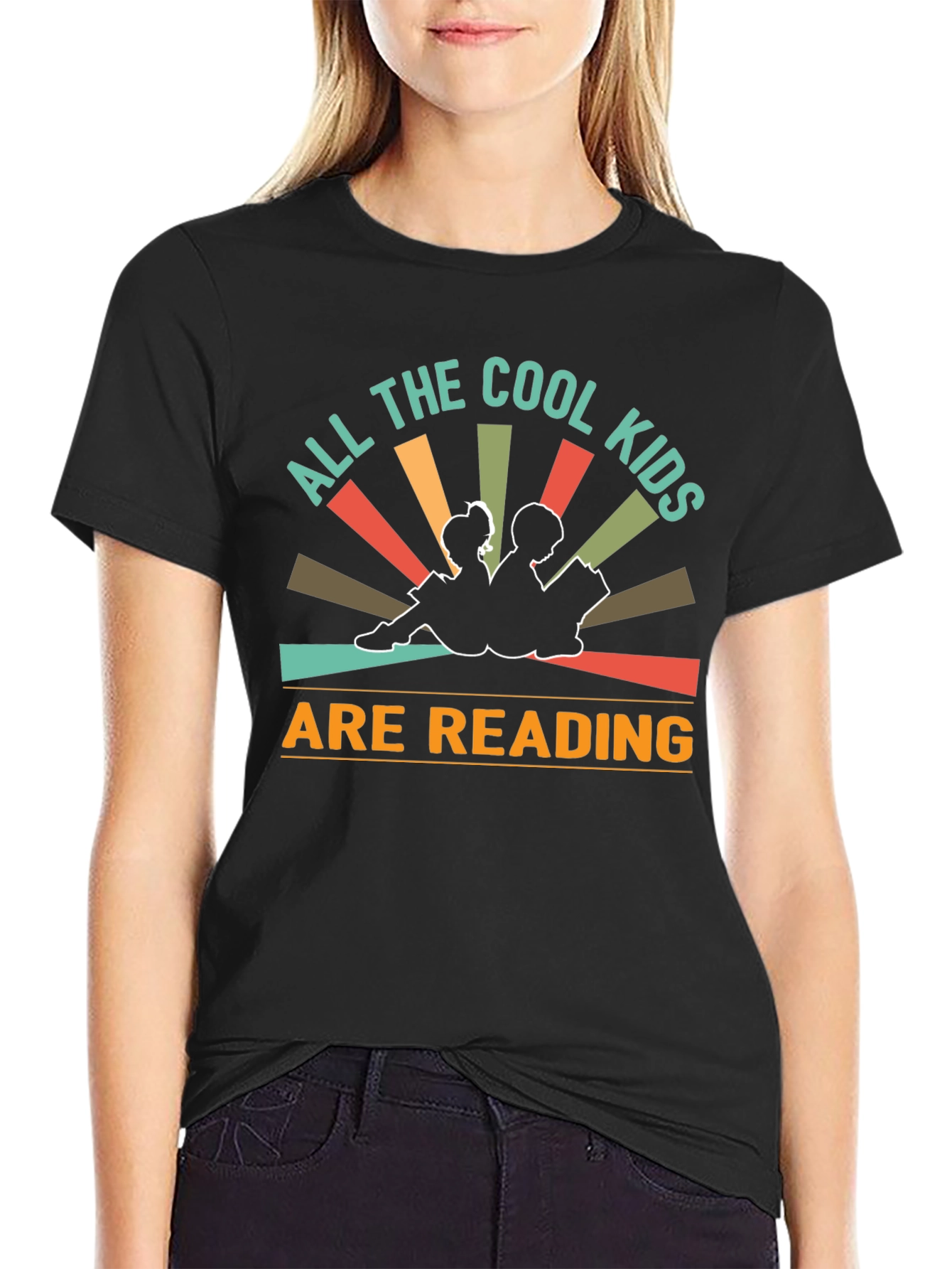 Cool Kids Reading Graphic T-Shirt