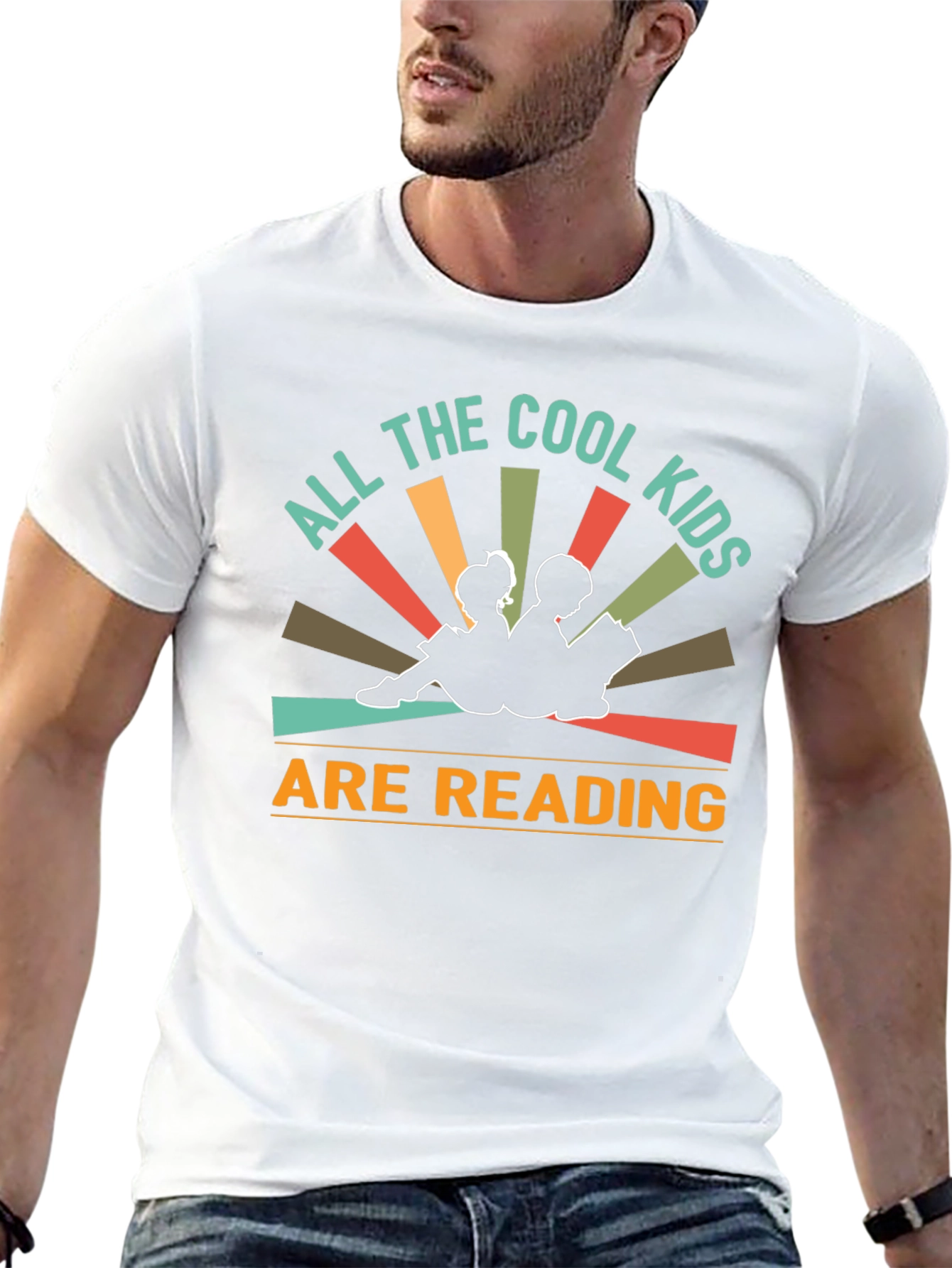 Cool Kids Reading Graphic T-Shirt