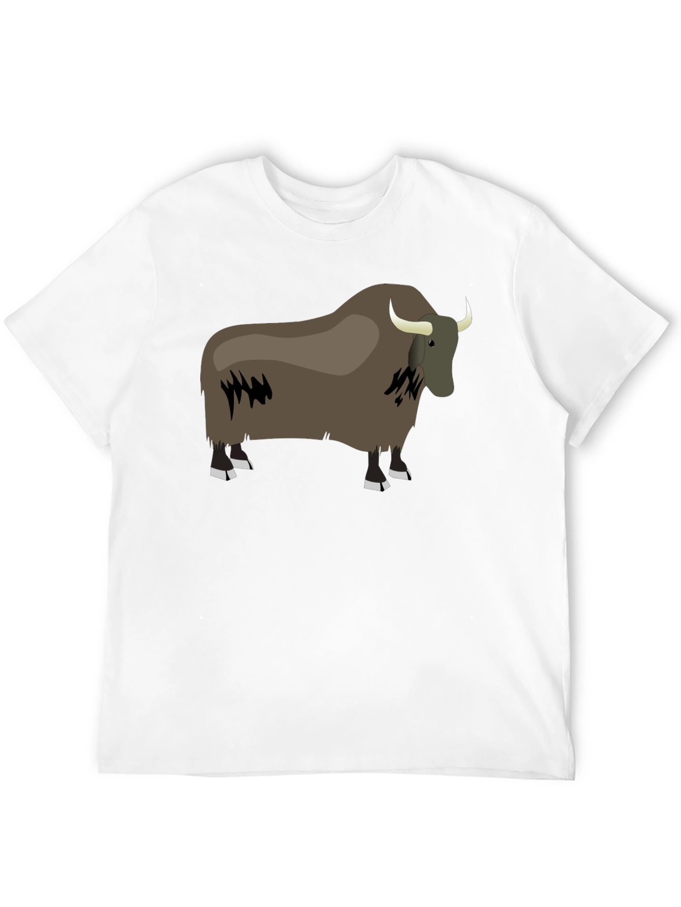 Yak Graphic Tee - Comfortable Black T-Shirt