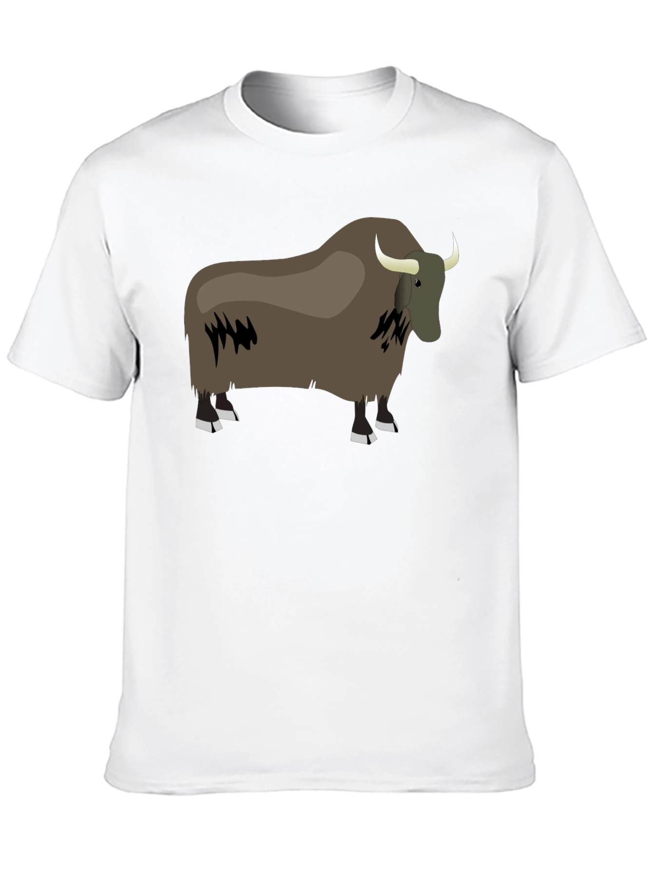 Yak Graphic Tee - Comfortable Black T-Shirt