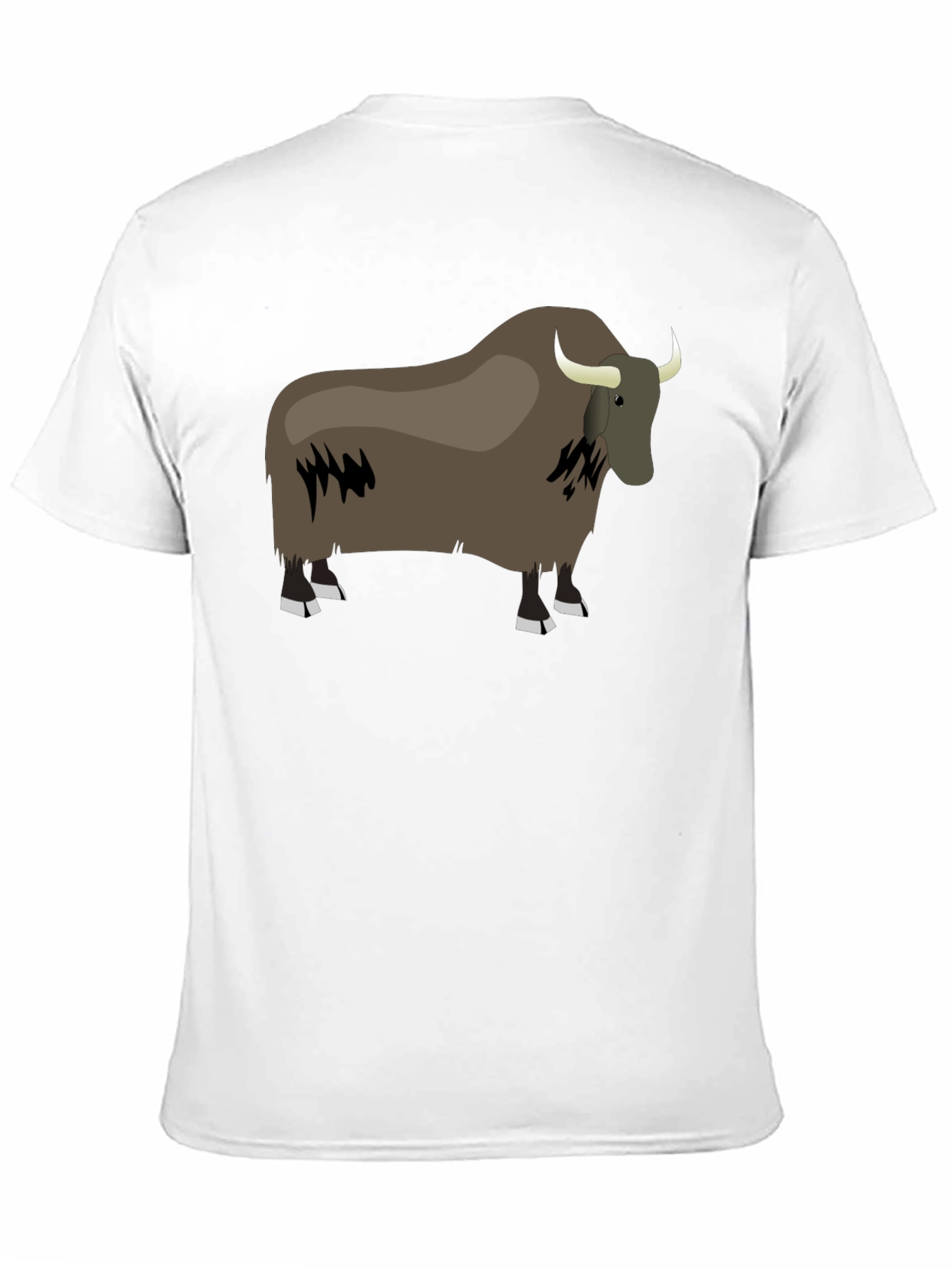 Yak Graphic Tee - Comfortable Black T-Shirt