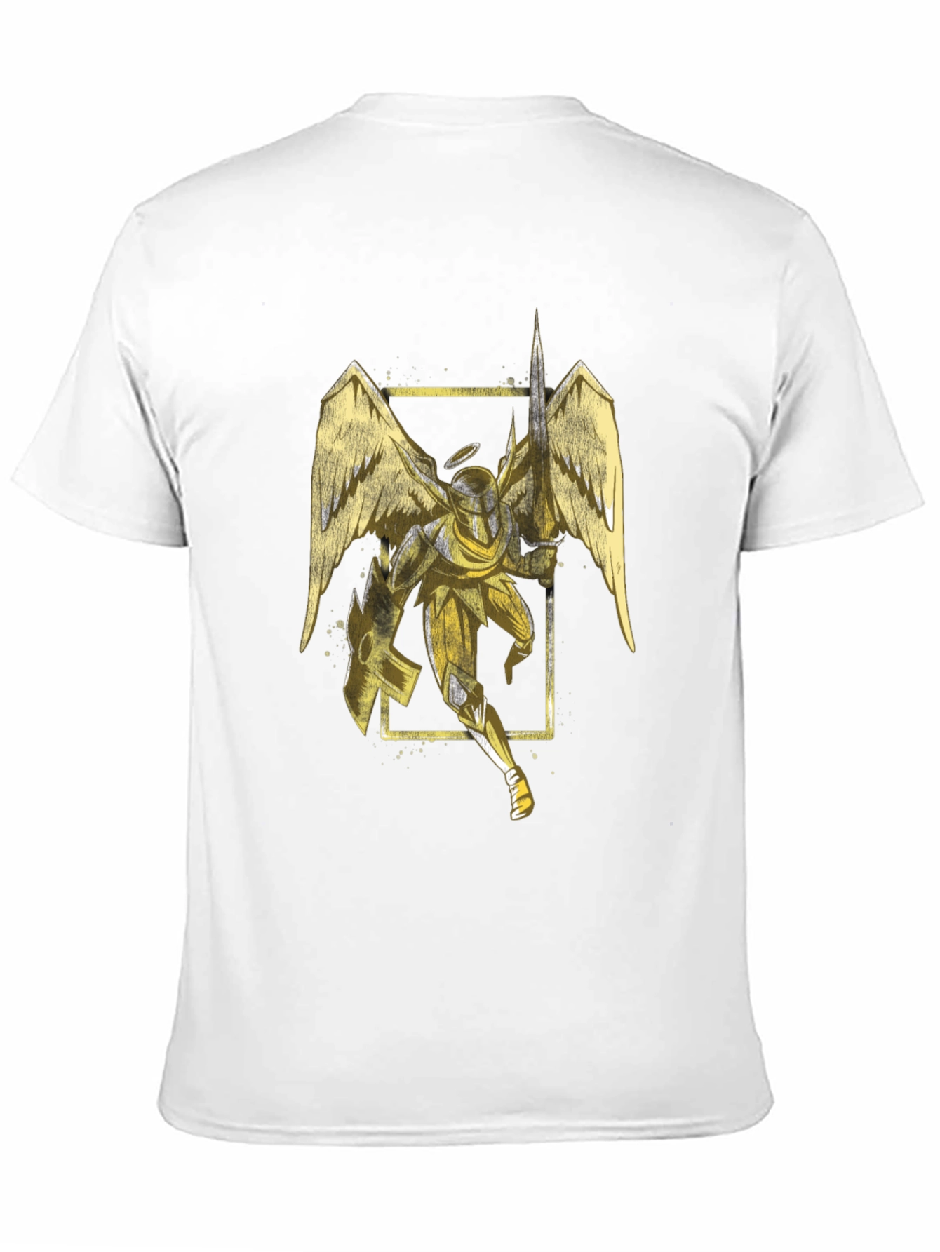 Angel Knight Graphic Tee - Black T-Shirt