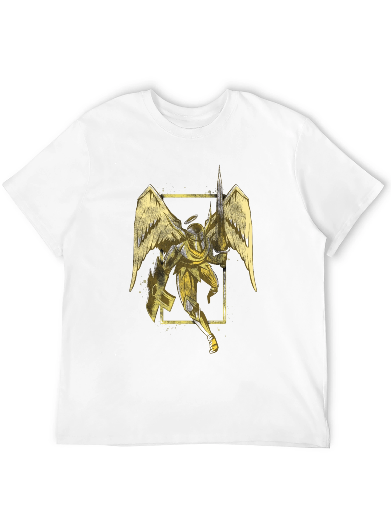Angel Knight Graphic Tee - Black T-Shirt