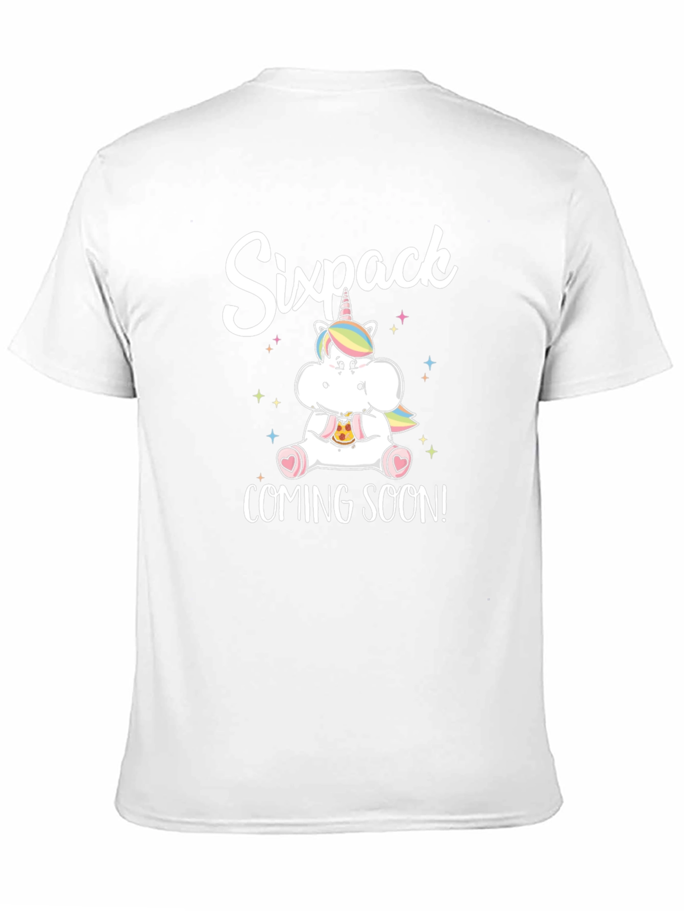 Sixpack Coming Soon Unicorn T-Shirt