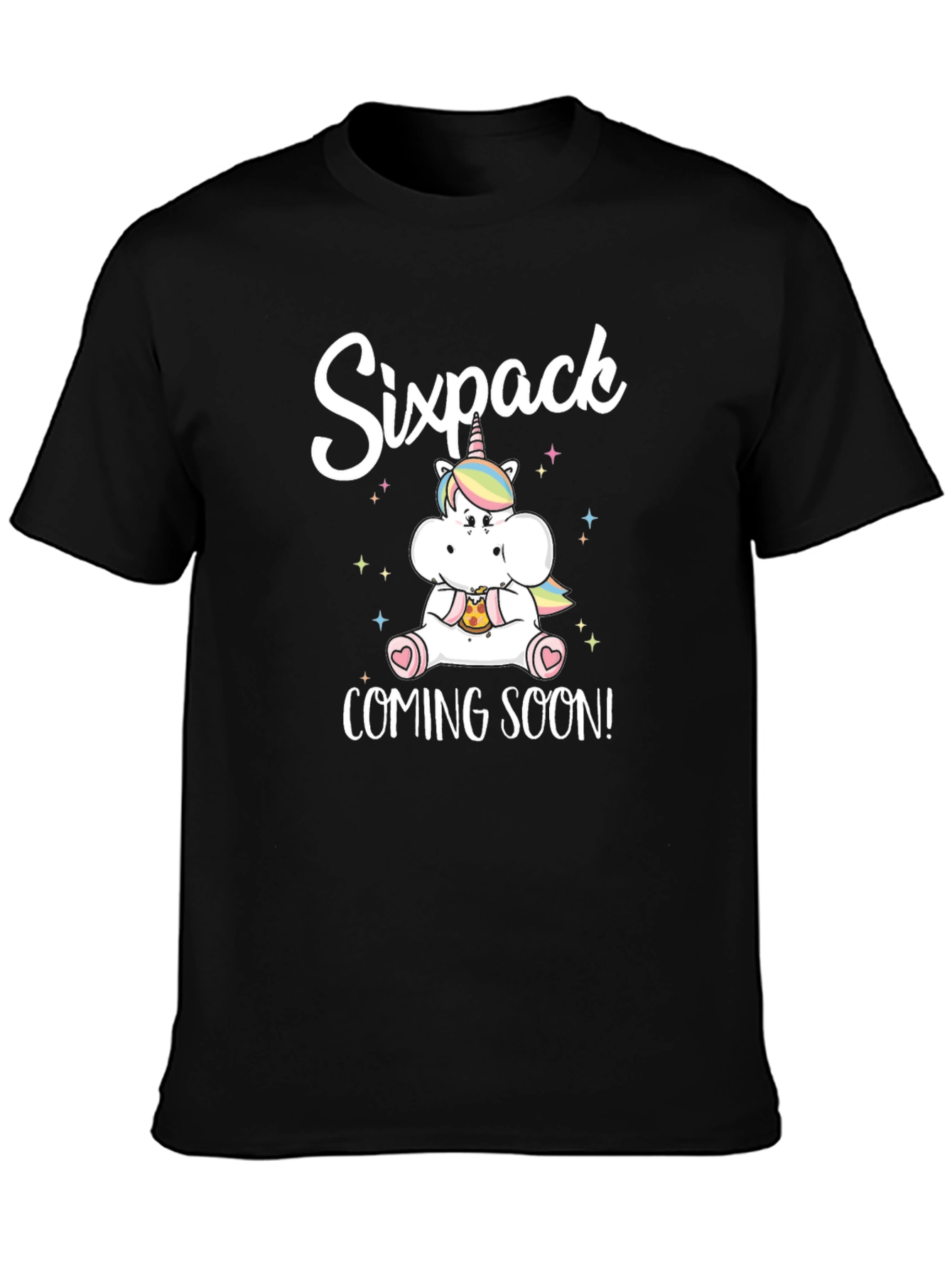 Sixpack Coming Soon Unicorn T-Shirt