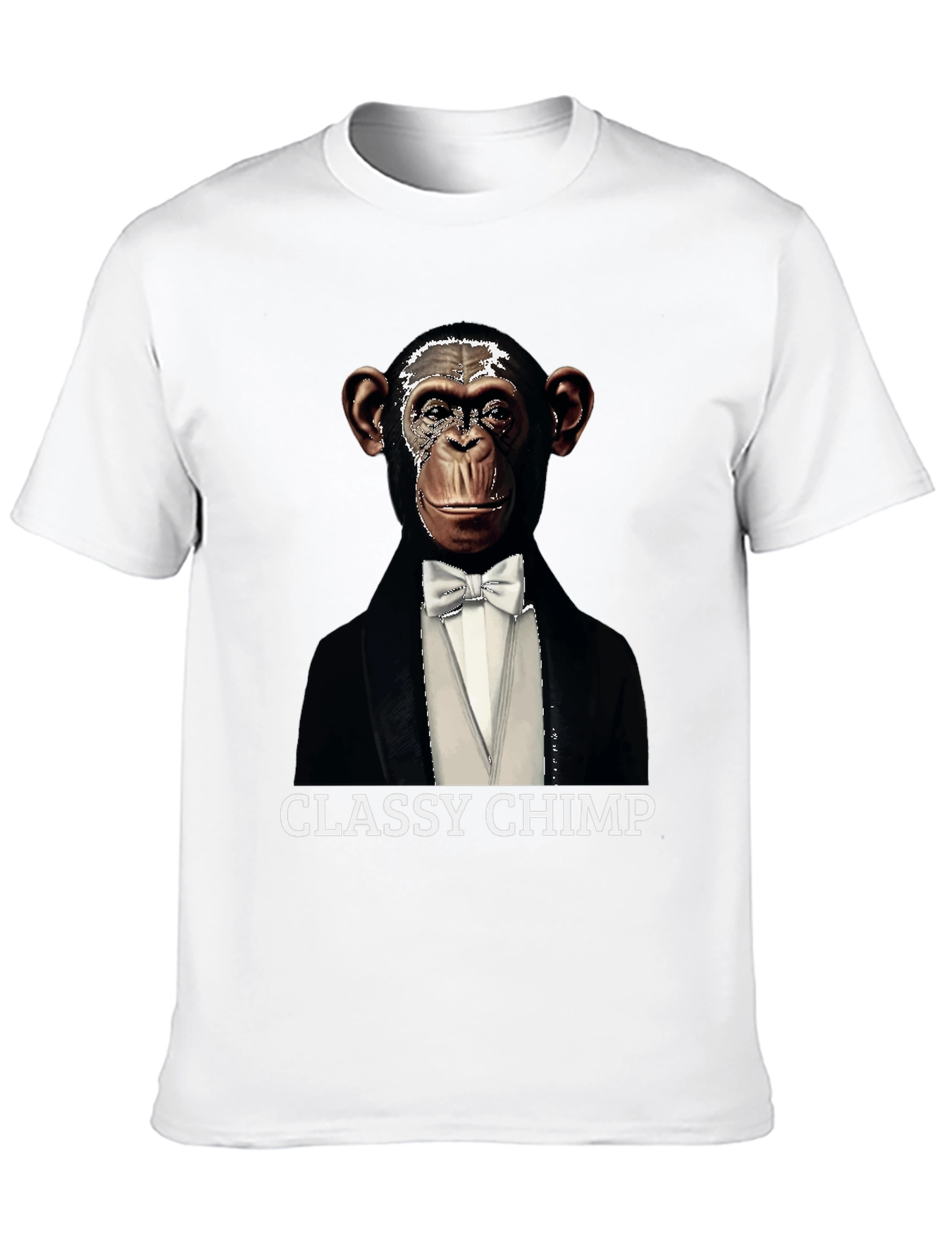 Classy Chimp Graphic Tee - Novelty Tuxedo T-Shirt