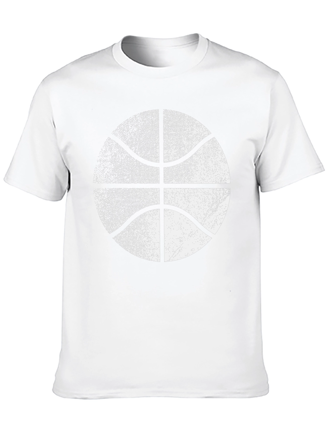 Distressed Basketball Graphic Tee - Cool Sport Shirt