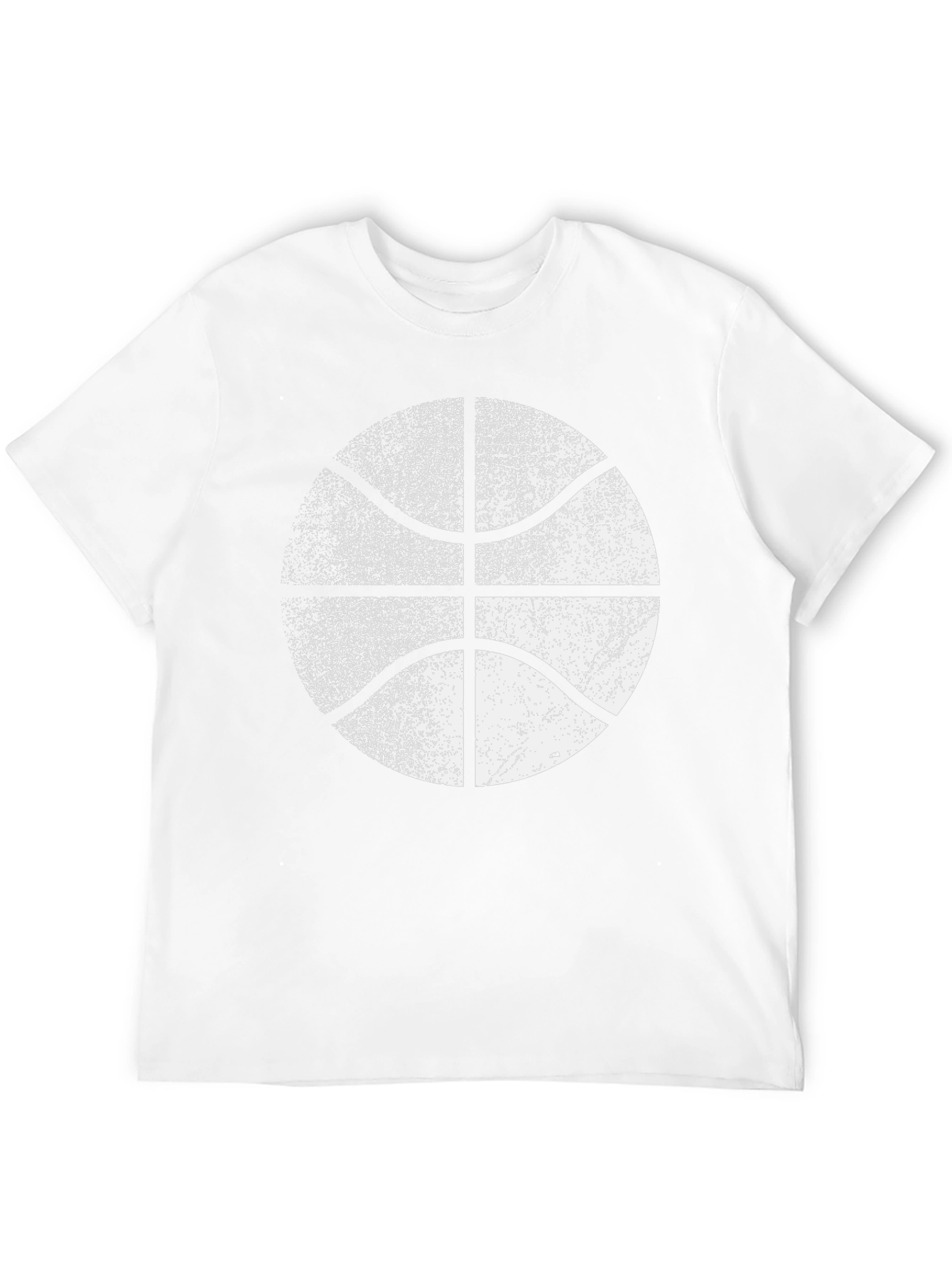 Distressed Basketball Graphic Tee - Cool Sport Shirt