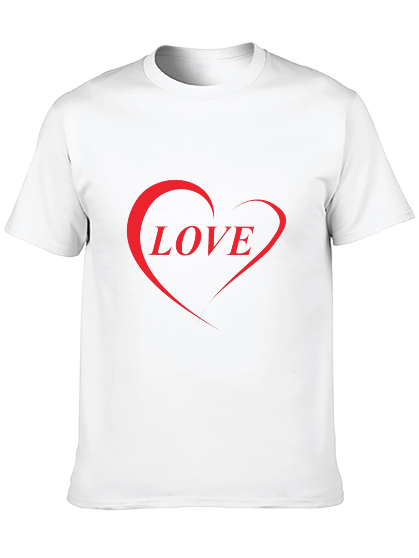 Love Heart Graphic Black T-Shirt - Stylish Casual Wear