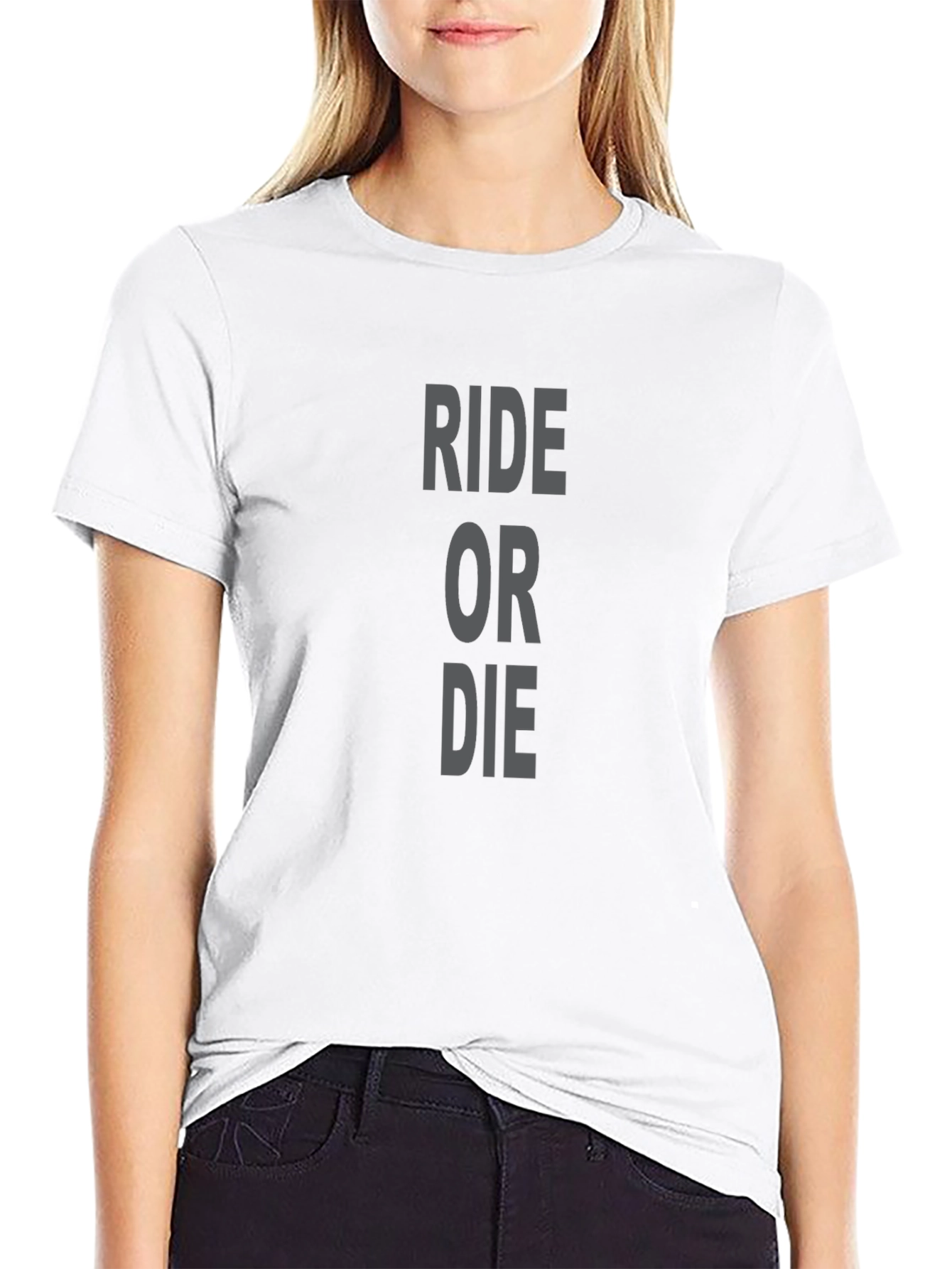 Ride or Die Graphic Tee - Black