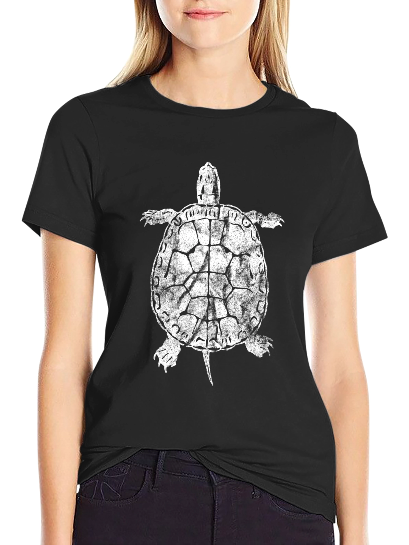 Turtle Graphic Tee - Mens Black T-Shirt